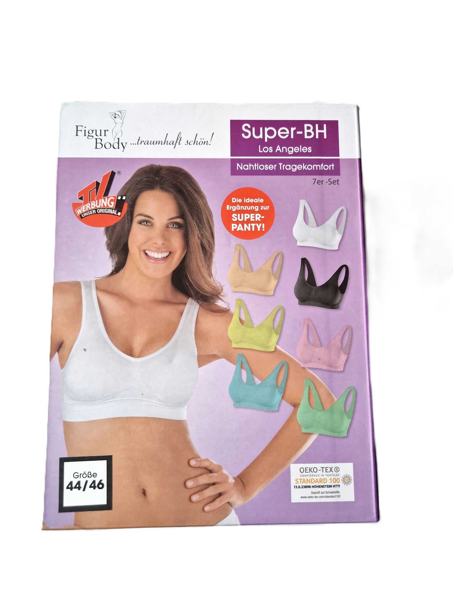 ,,TV Werbung" 7 spalvingos braletės (44-46 dydžio).