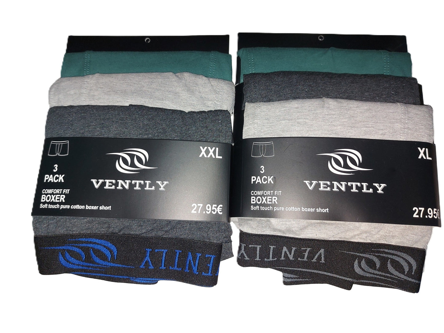 ,,VENTLY" medvilninės trumpikės, (dydžiu mažintas dydis).