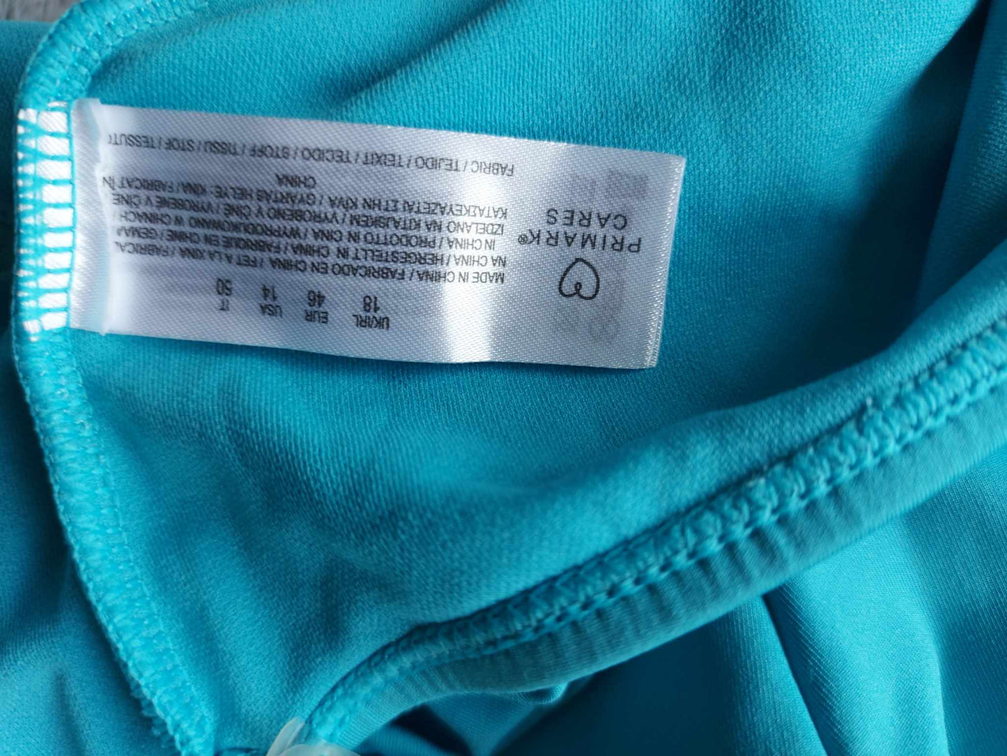 ,,Primark" vientisas maudymosi kostiumėlis (46 dydis).