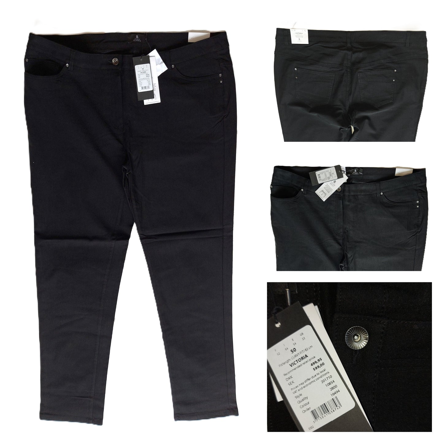 ,,Brandtex" Curvy fit stiliaus džinsai (50 dydis).