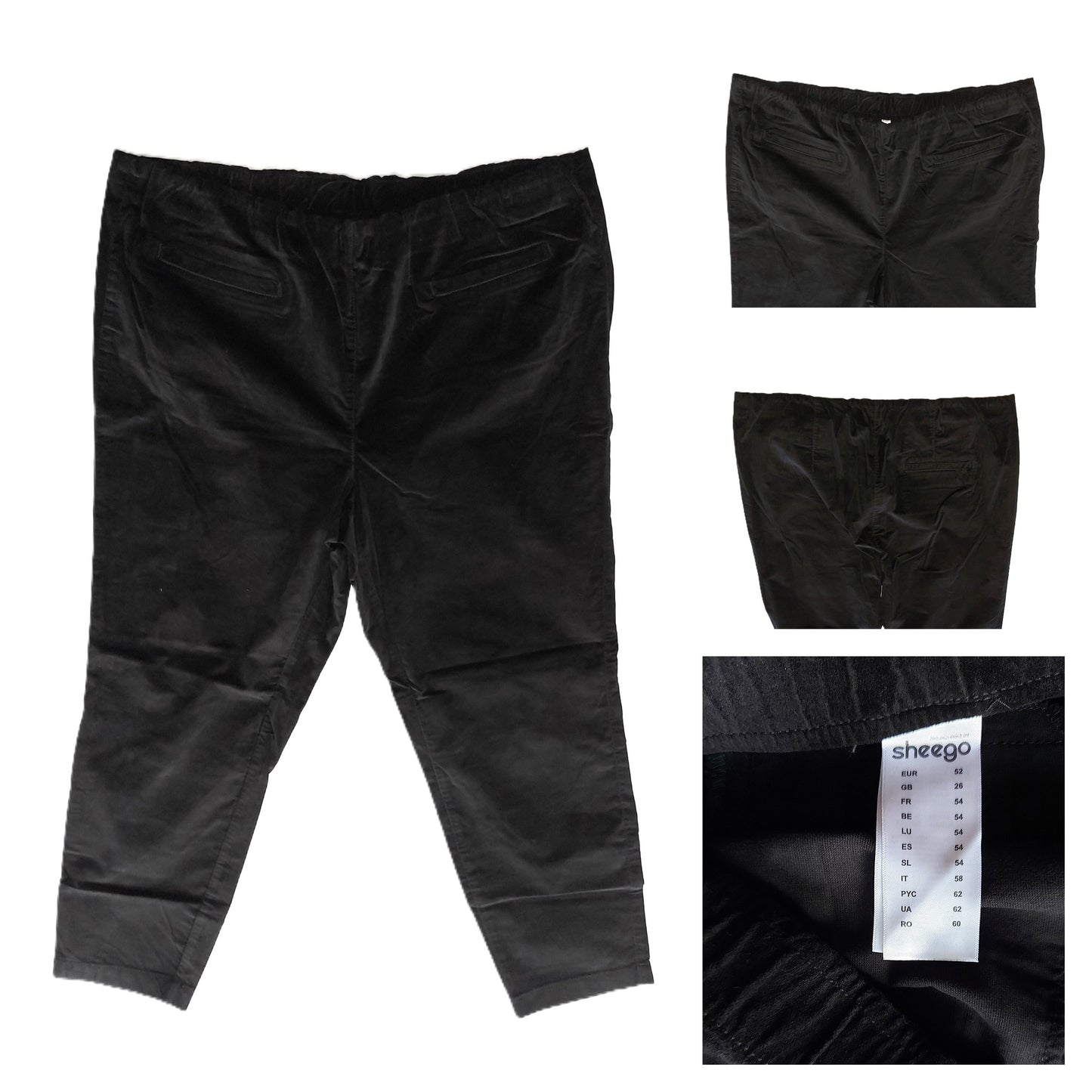 ,,SHEEGO" tamprios, veliūrinės kelnės (52 dydis).