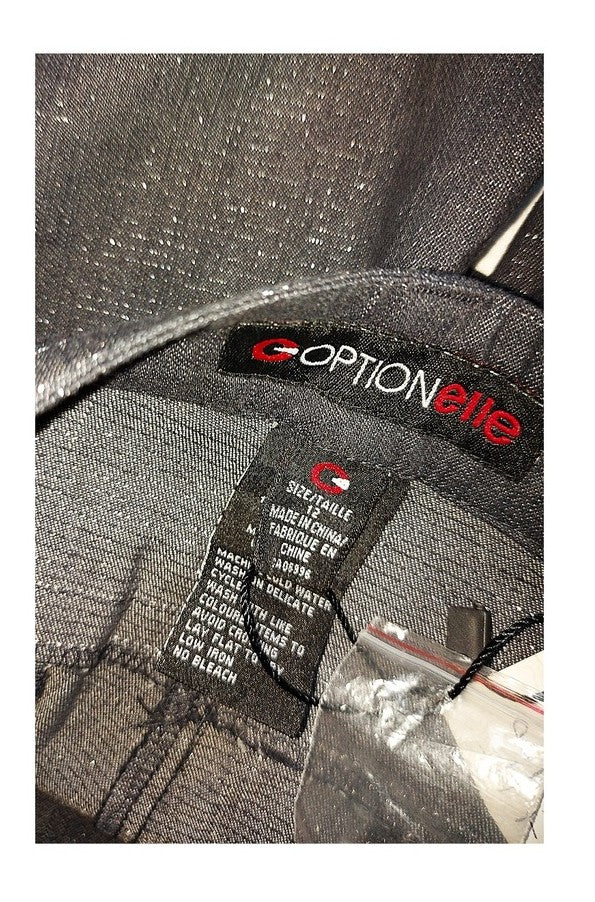 ,,OPTIONELLE" tiesūs džinsai su blizgiu (L-XL).