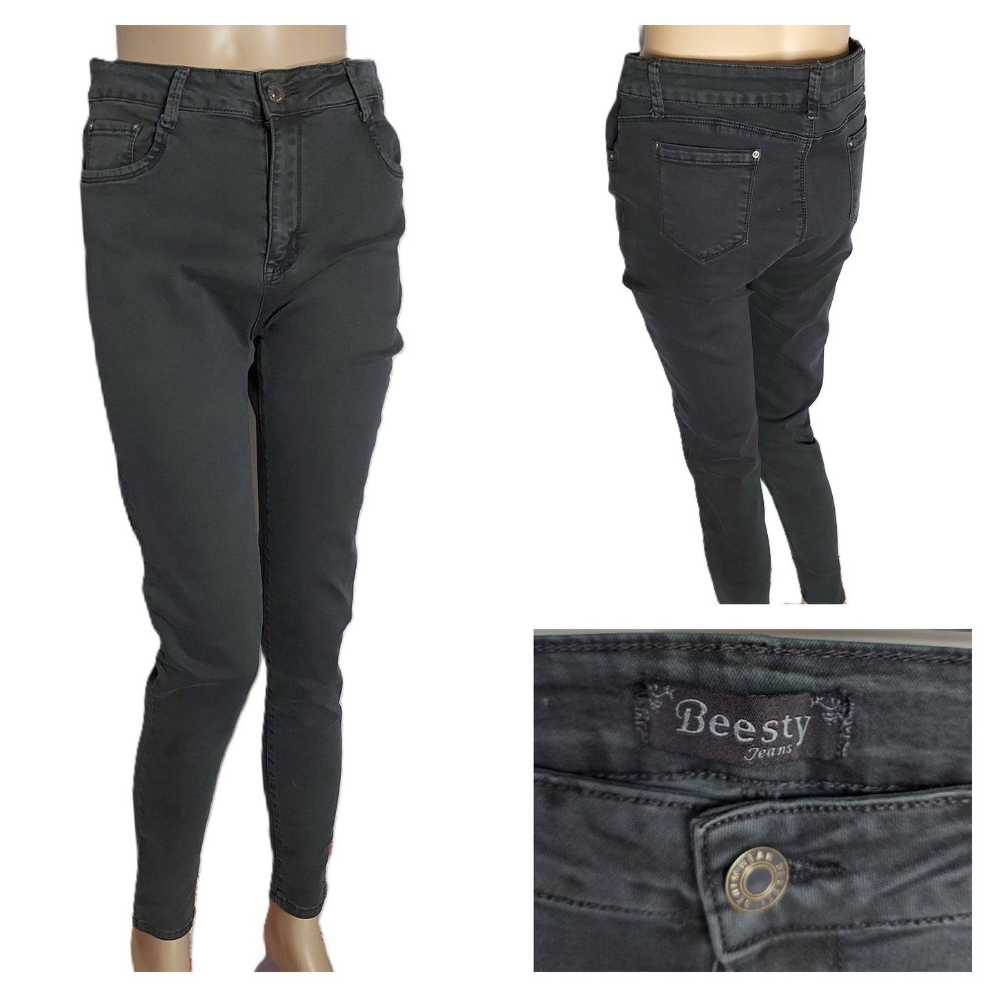 ,,BEESTY" tampriniai džinsai.
