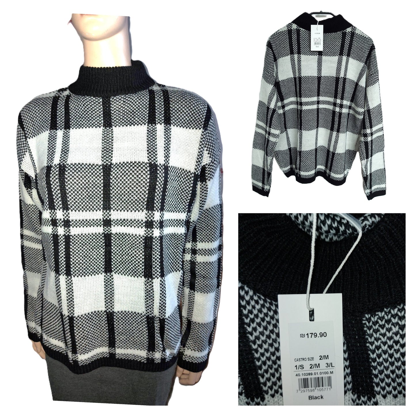 ,,Castro" minkštas, šiltas megztukas (M-XL).