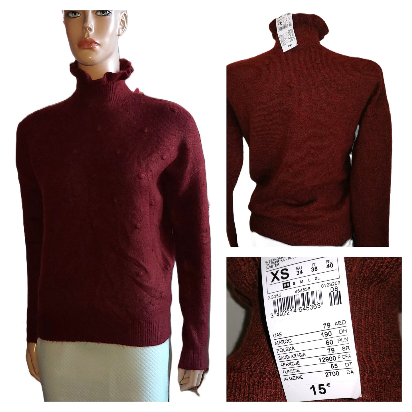 ,,KIABI" šiltas megztukas 34 dydis).