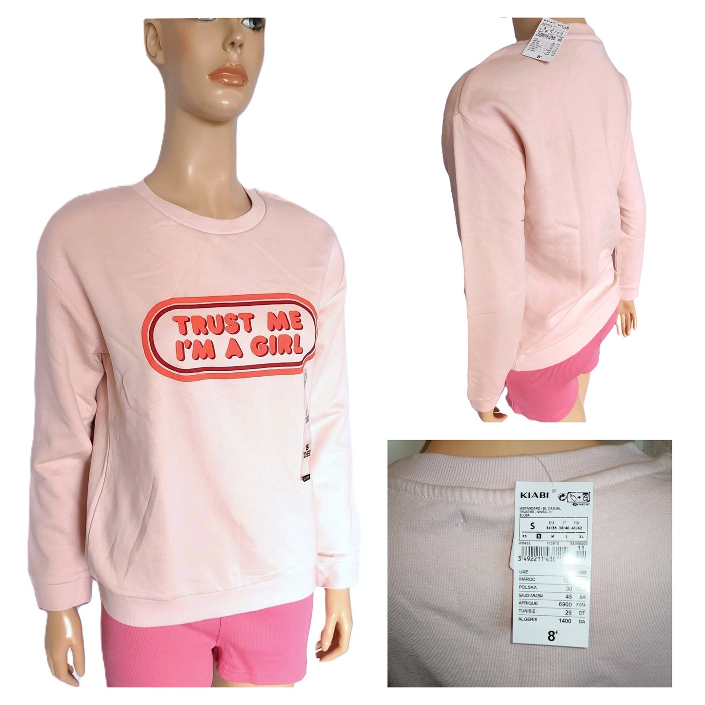 ,,KIABI" medvilninis džemperis (34-36 dydis).