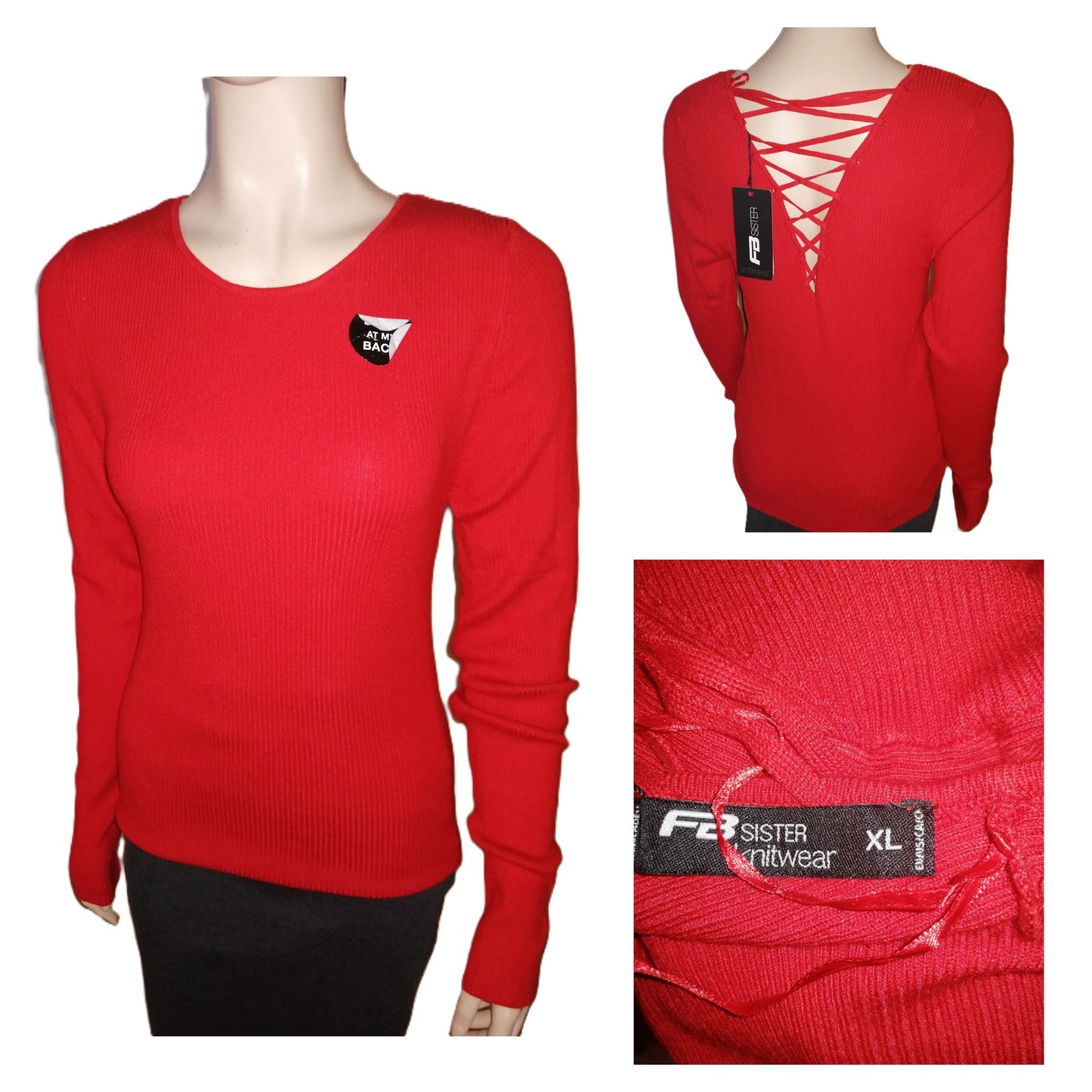 ,,FB SISTER" ryškus megztukas (M-XL).
