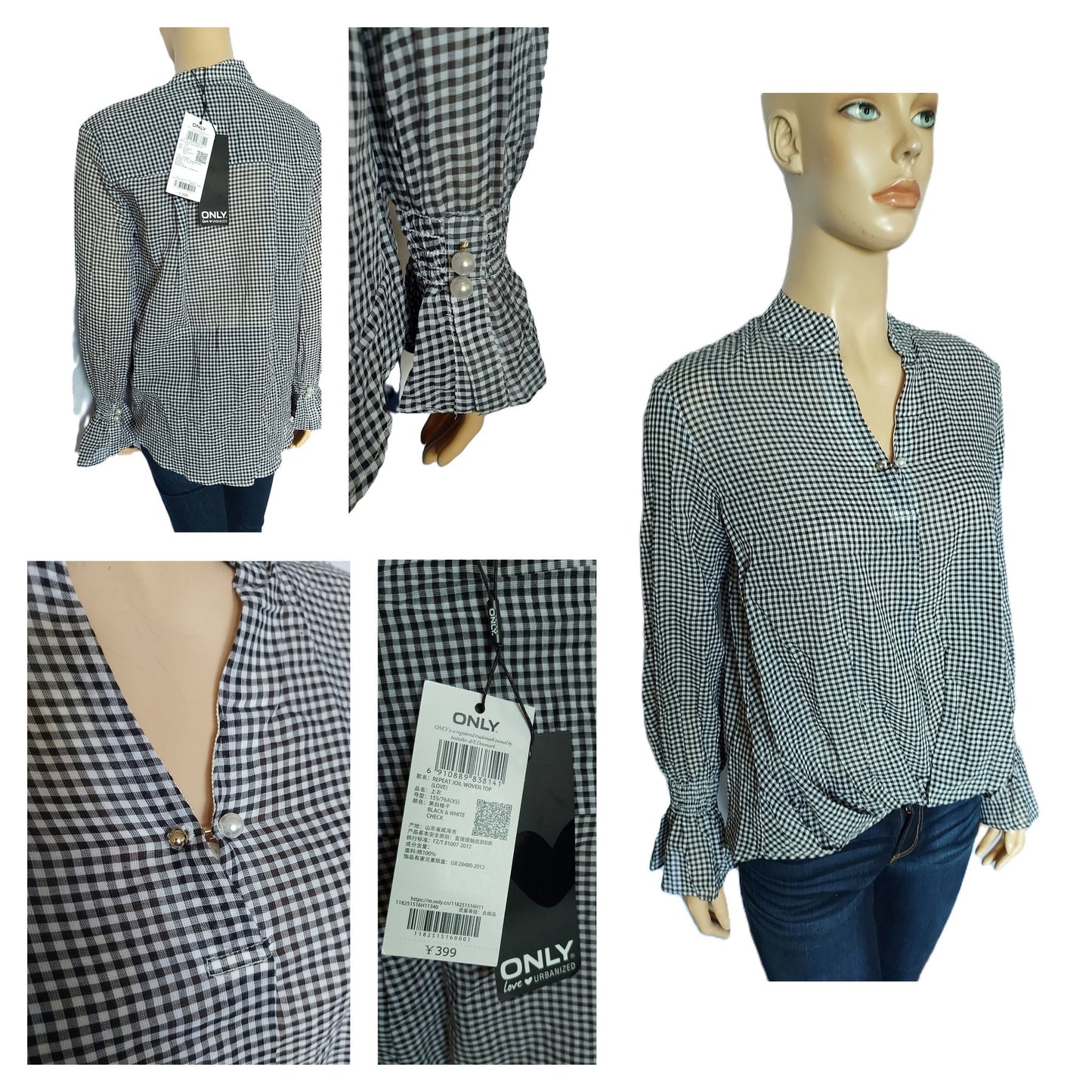 ,,ONLY" lengvos medvilnė palaidinė.