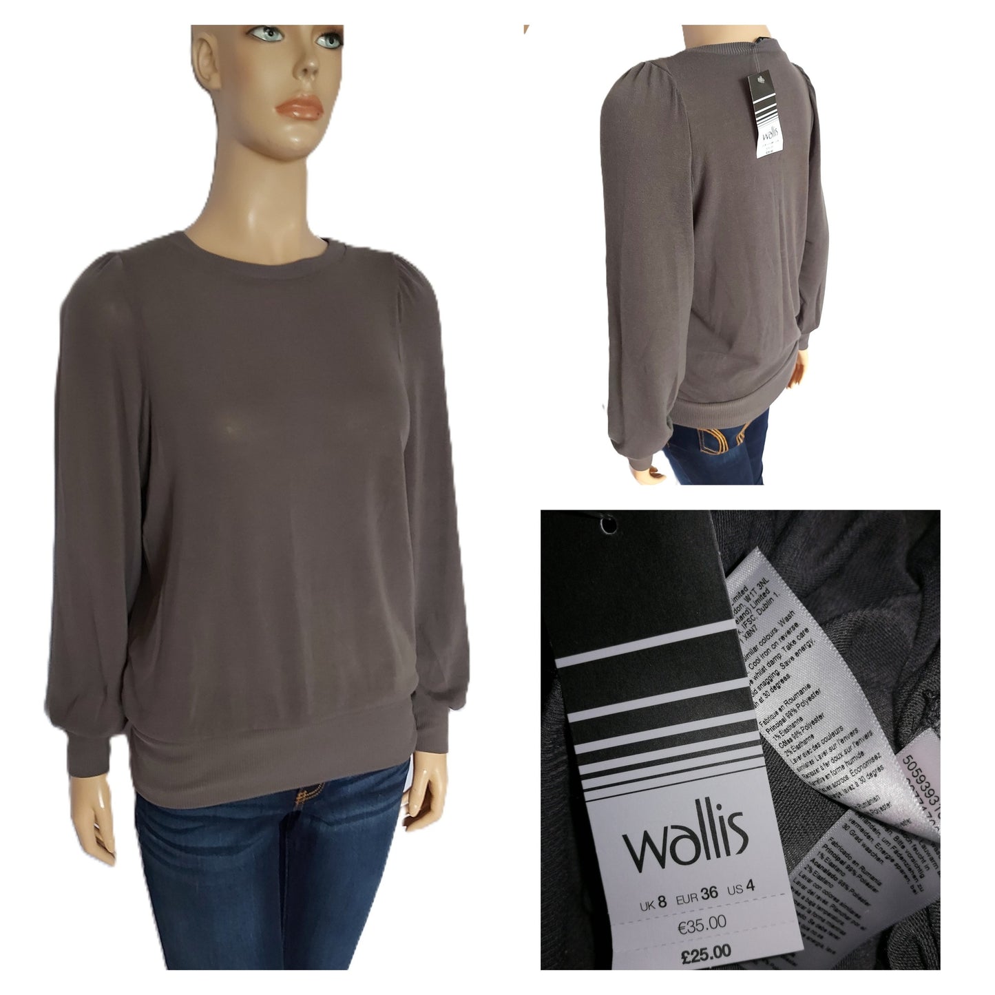 ,,WALLIS" plonas megztukas (36 dydis).