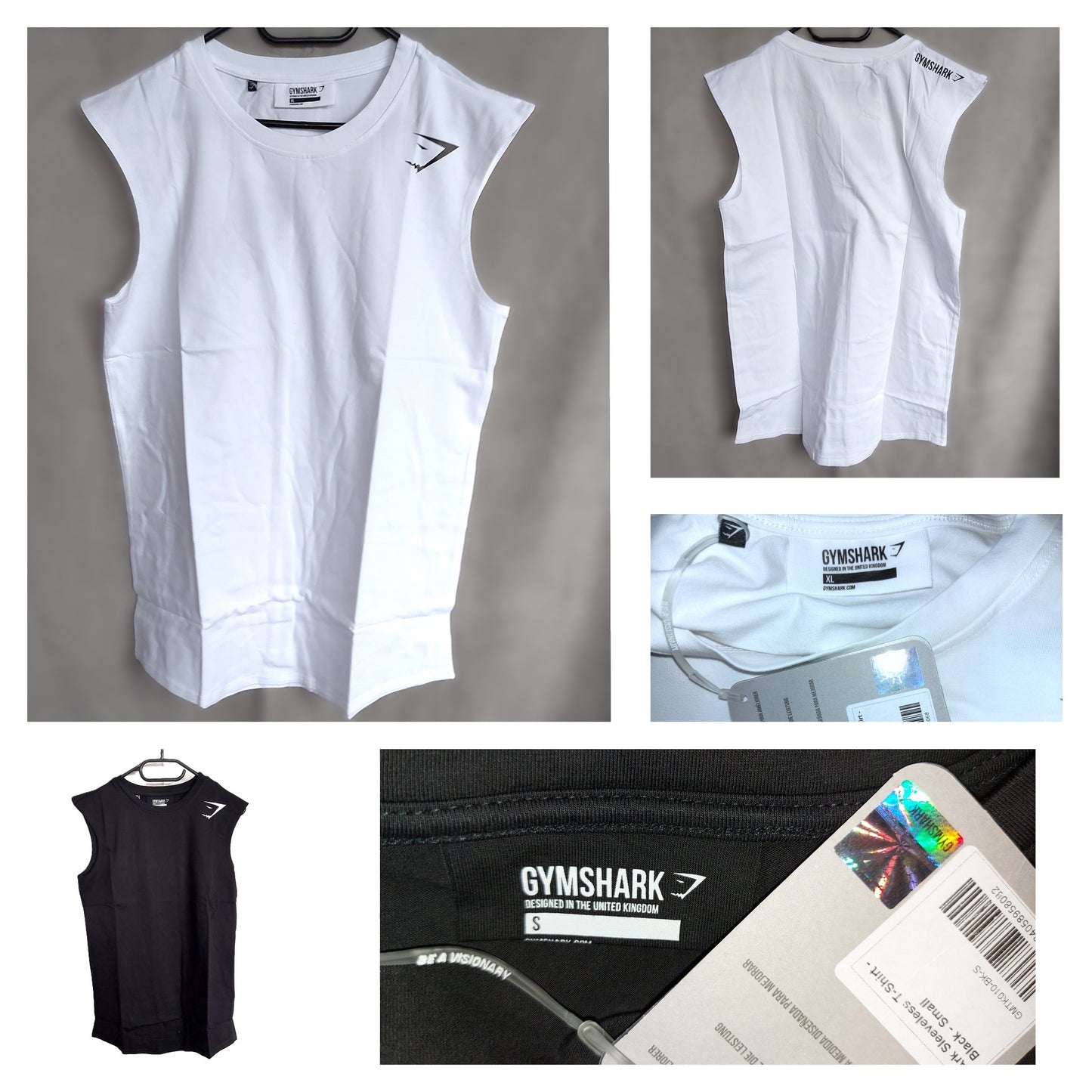 ,,GYMSHARK" trikotažiniai, medvilniniai, marškinėliai.