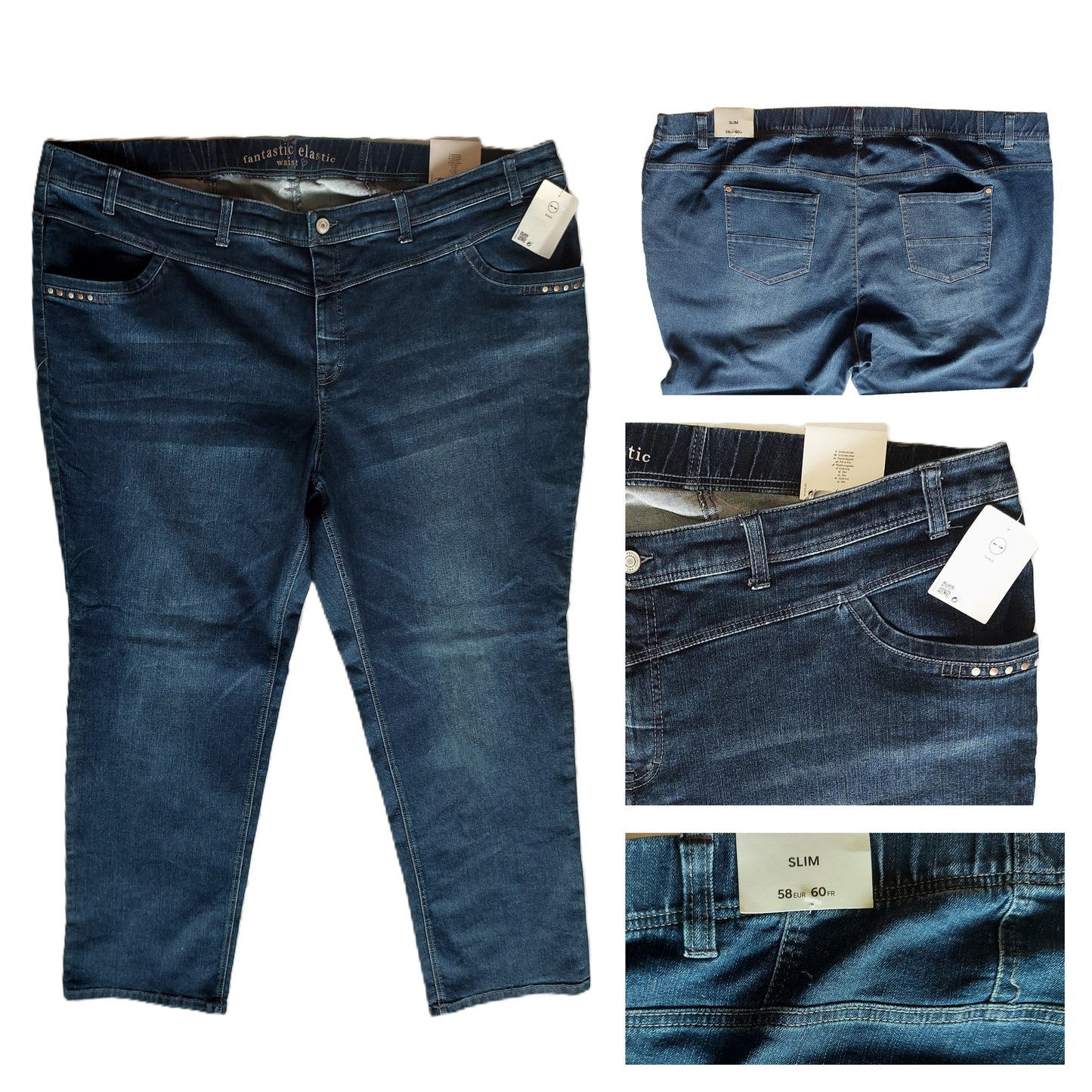 ,,C&A" Slim stiliaus džinsai (58 dydis).
