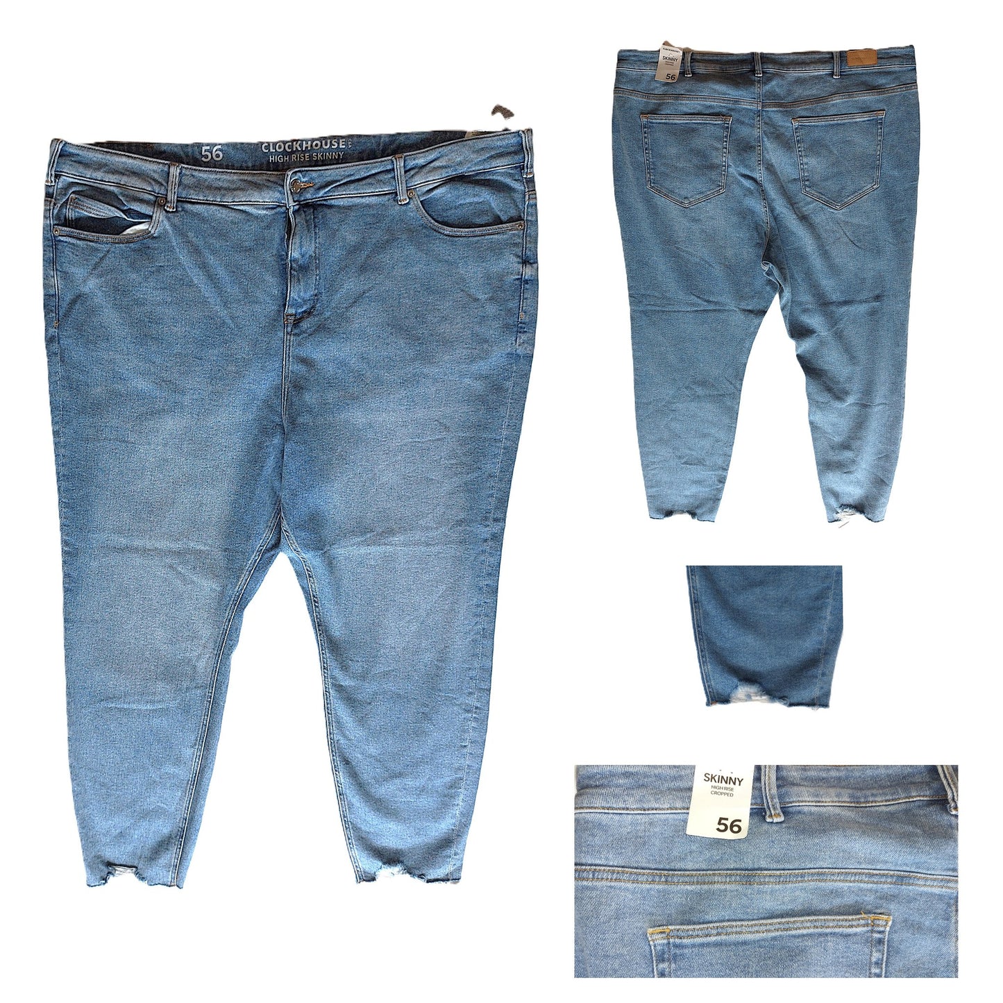 ,,C&A" Skinny stiliaus džinsai (56 dydis).