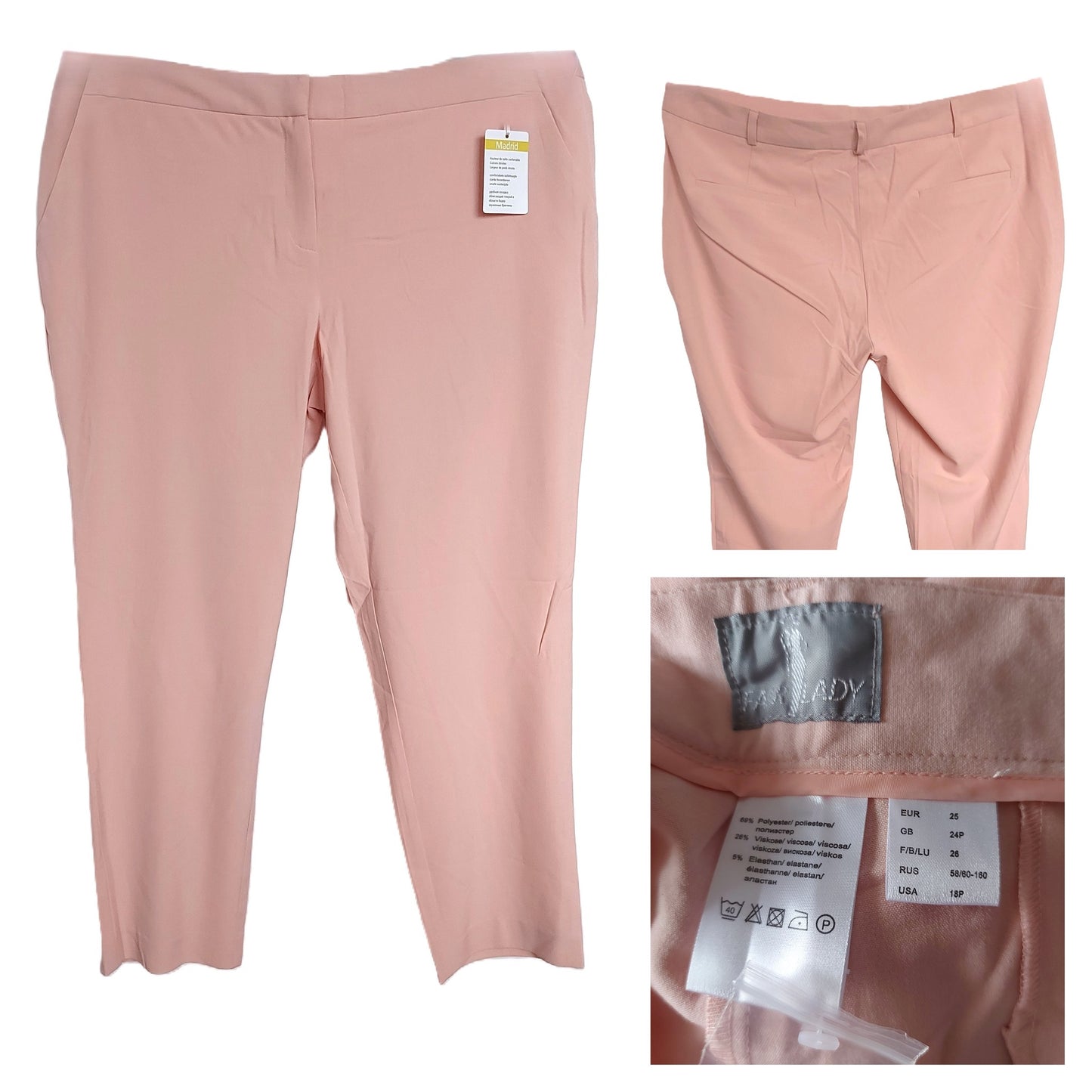 ,,Madrid" klasikinės, kostiuminės kelnės (25 dydis).