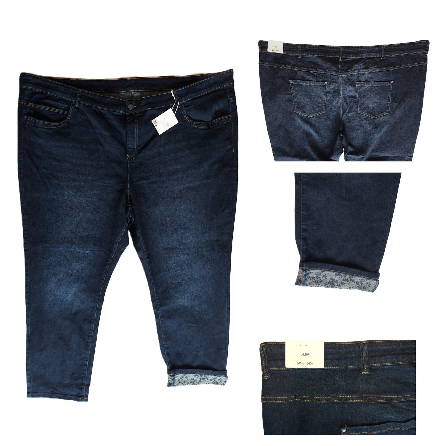 ,,STRETCH" Slim stiliaus džinsai (58-60 dydžiai).