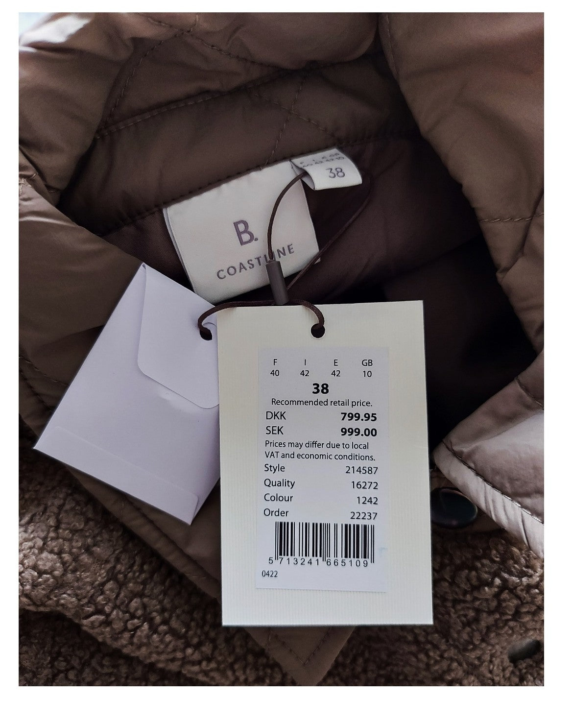 ,,B. coastline" džemperinis ,,teddy"paltas (M-XL).