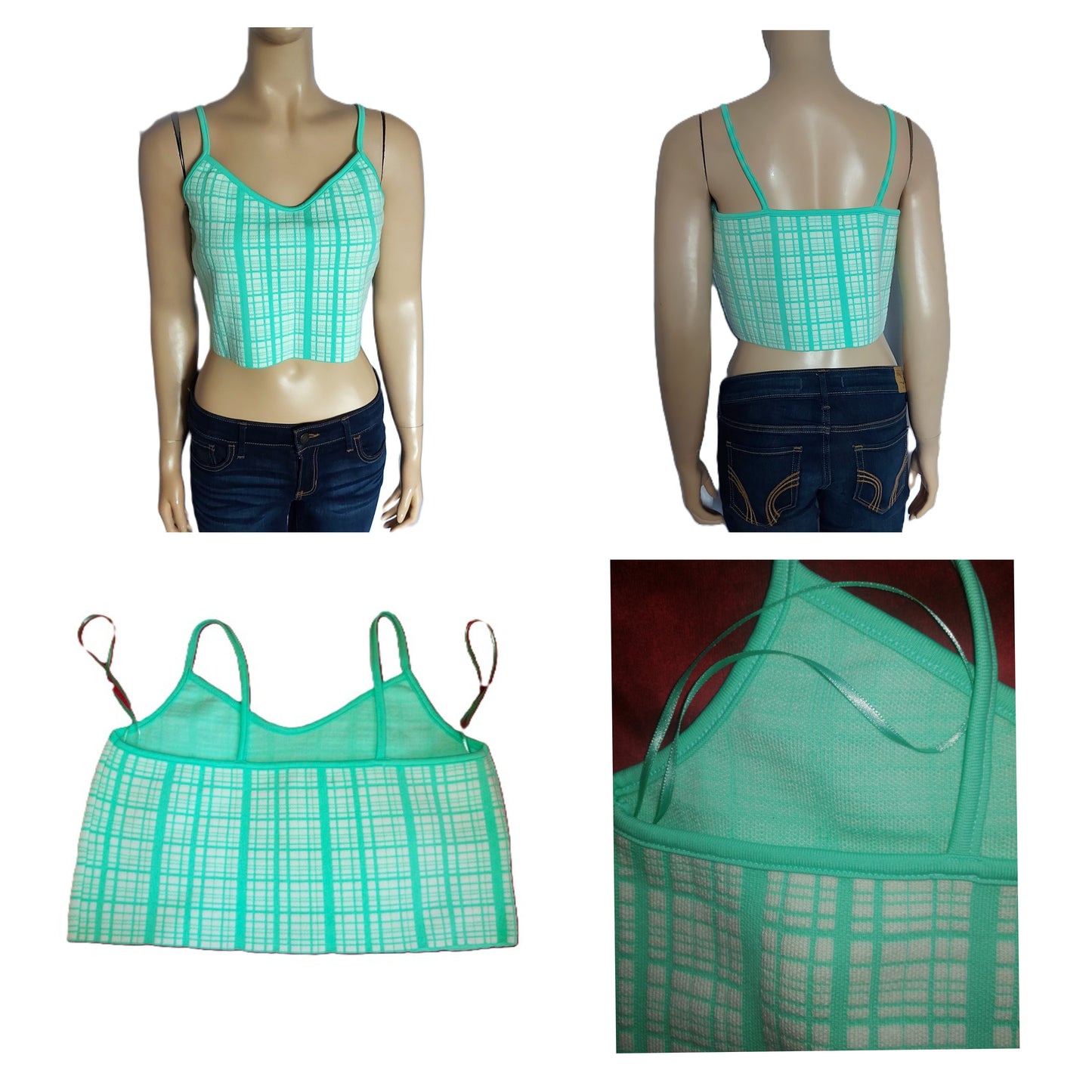 ,,Crop top" stiliaus palaidinė (M-XL).