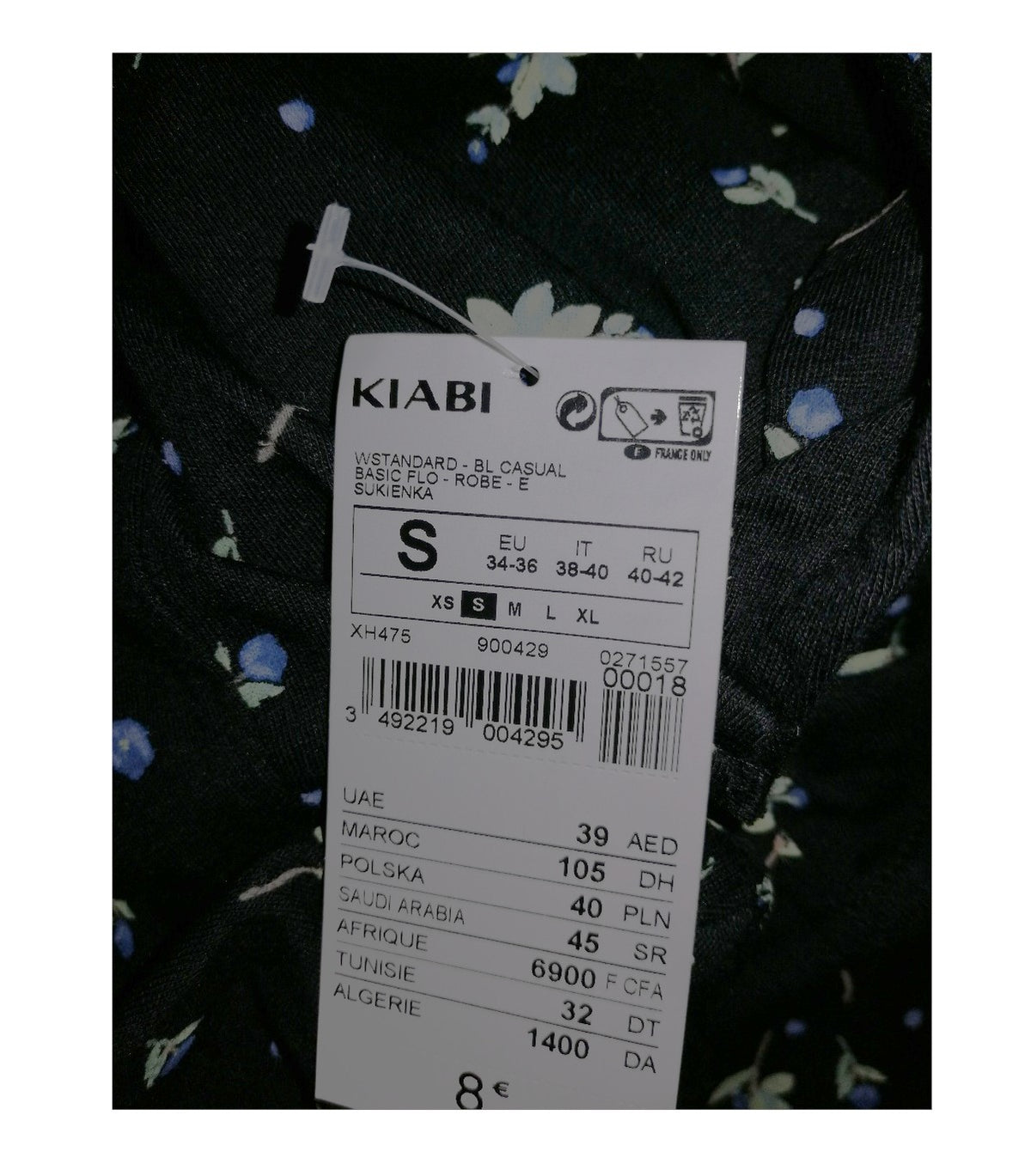 ,,KIABI" trikotažinė suknutė su medvilne (34-36 dydis).