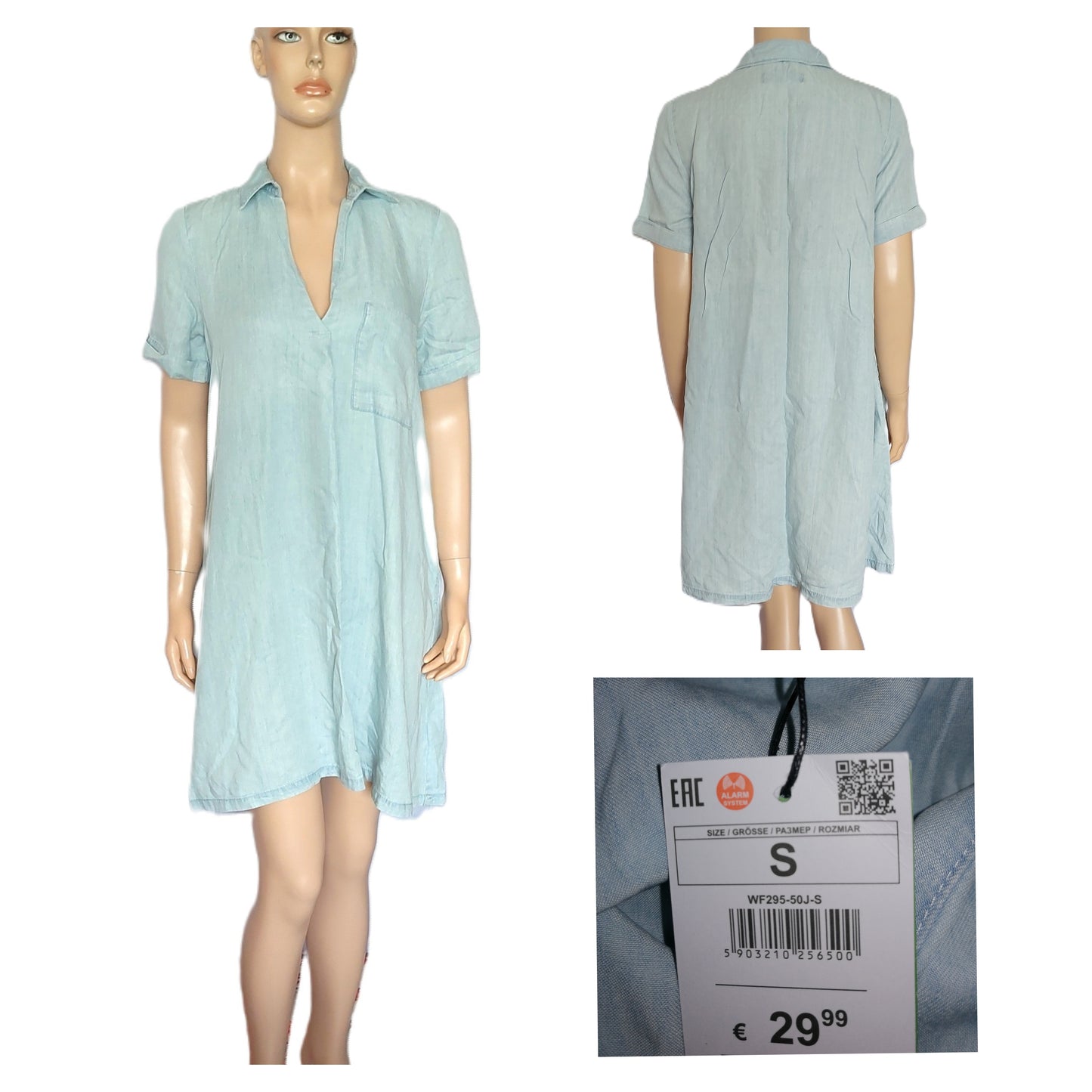 ,,RESERVED" lengvo džinso suknutė (S dydis).