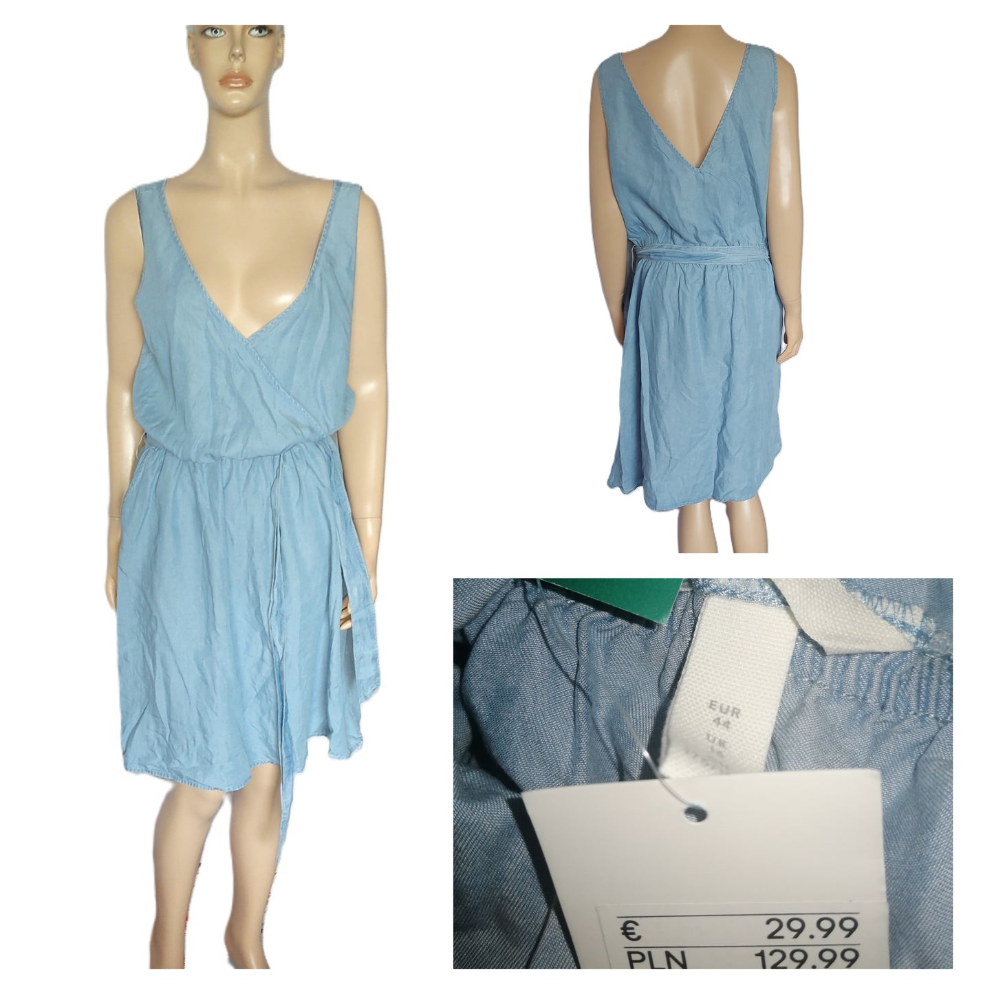 ,,H&M" lengvo džinso suknutė (44 dydis).