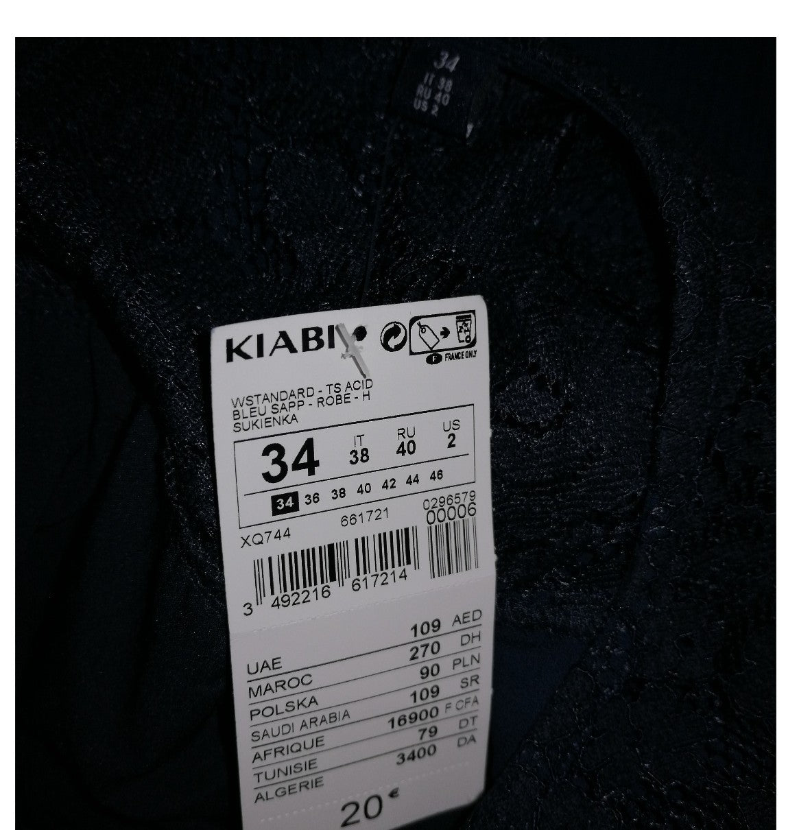 ,,KIABI" daili suknutė (34-42 dydis).