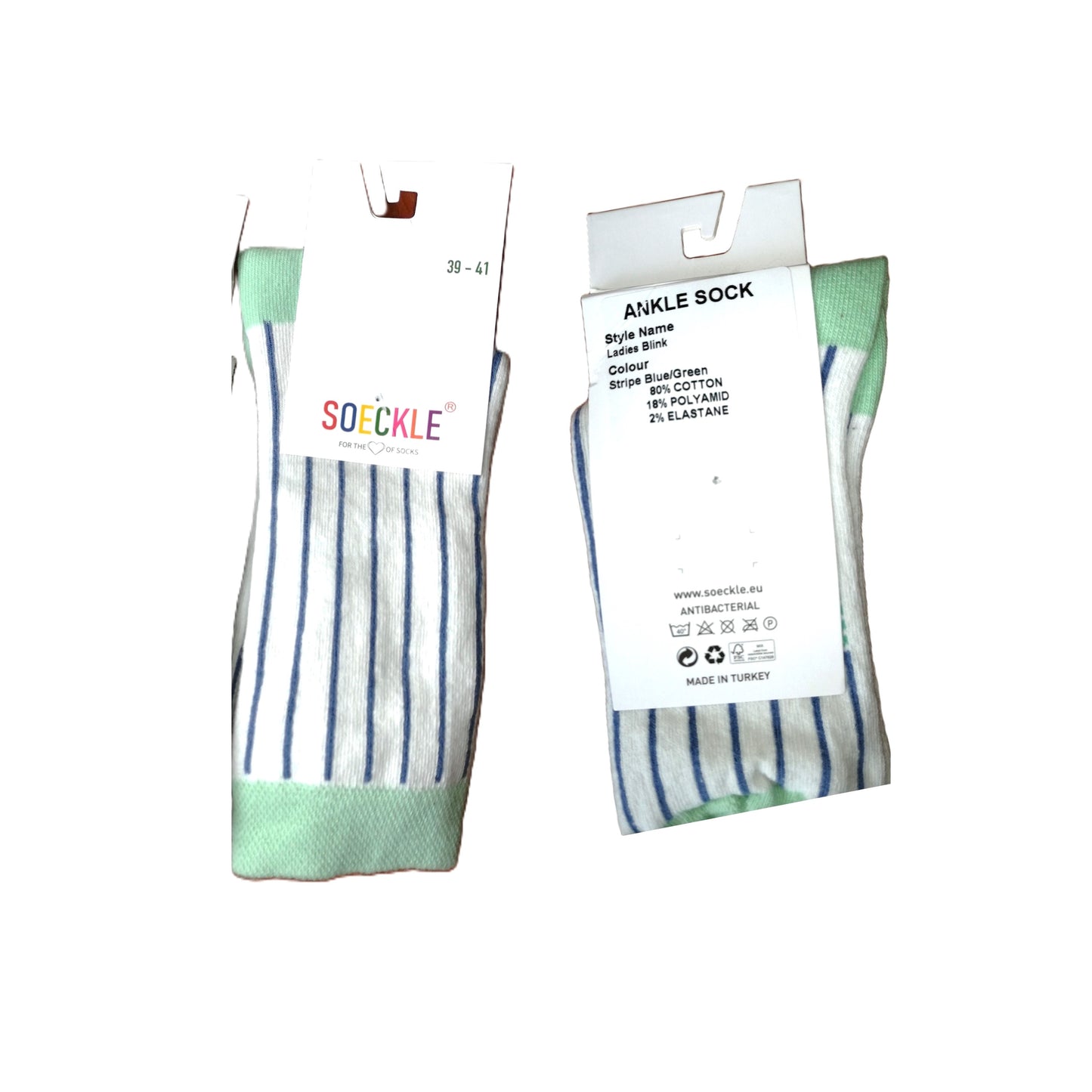 ,,SOECKLE" antibakterinės, storesnės, minkštutės kojinės (39-41).