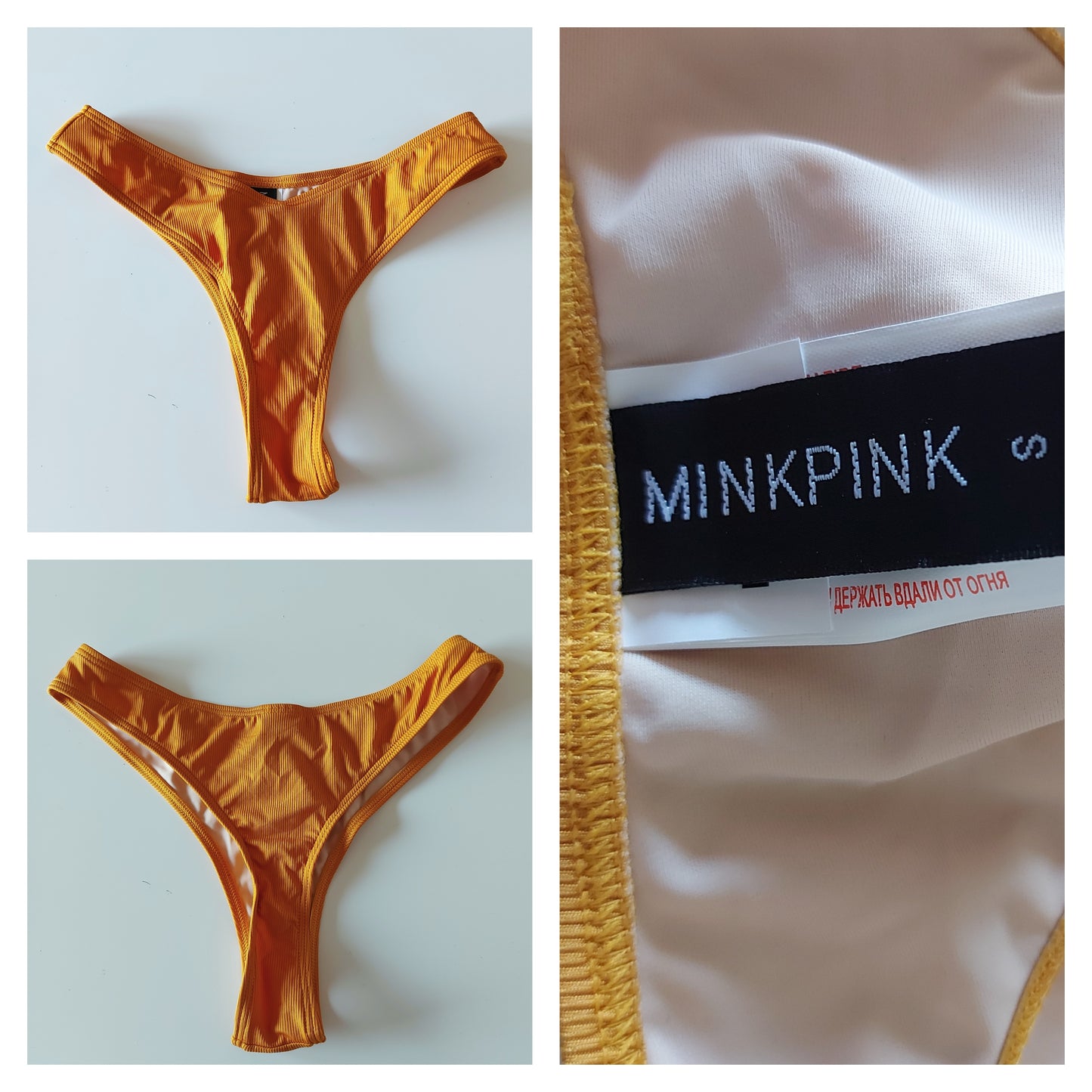 ,,MINKPINK" maudymosi kelnaitės (S dydis).