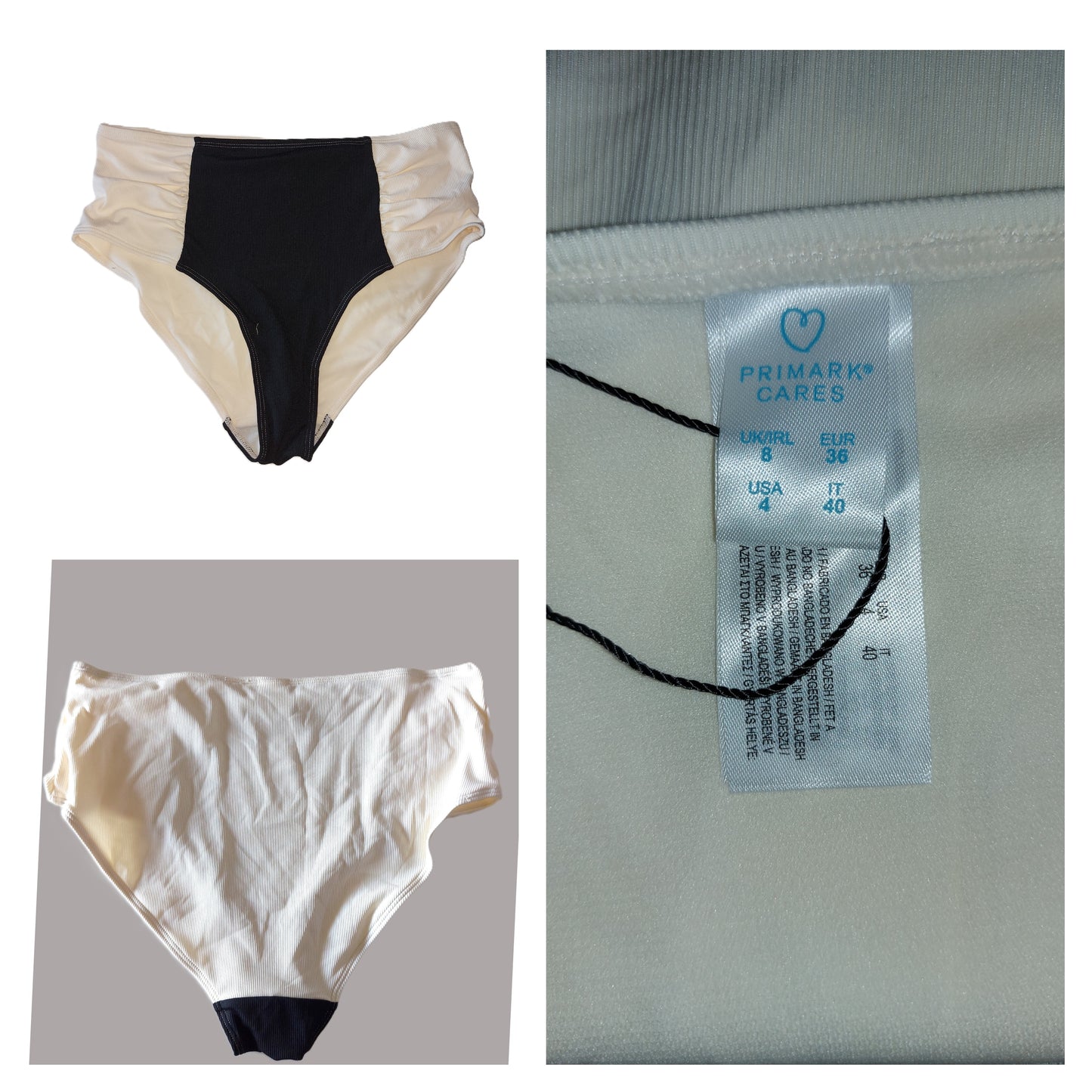 ,,Primark" maudymosi kelnaitės (36;42 dydis).