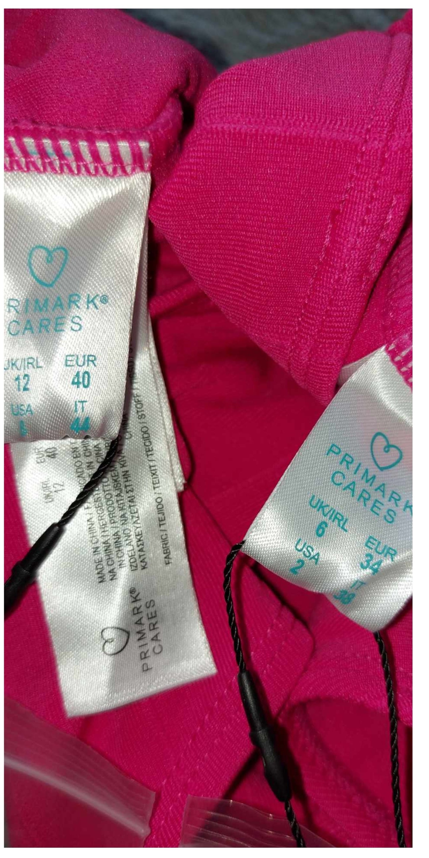 ,,Primark" vientisas maudymosi kostiumėlis (34; 40 dydžio).