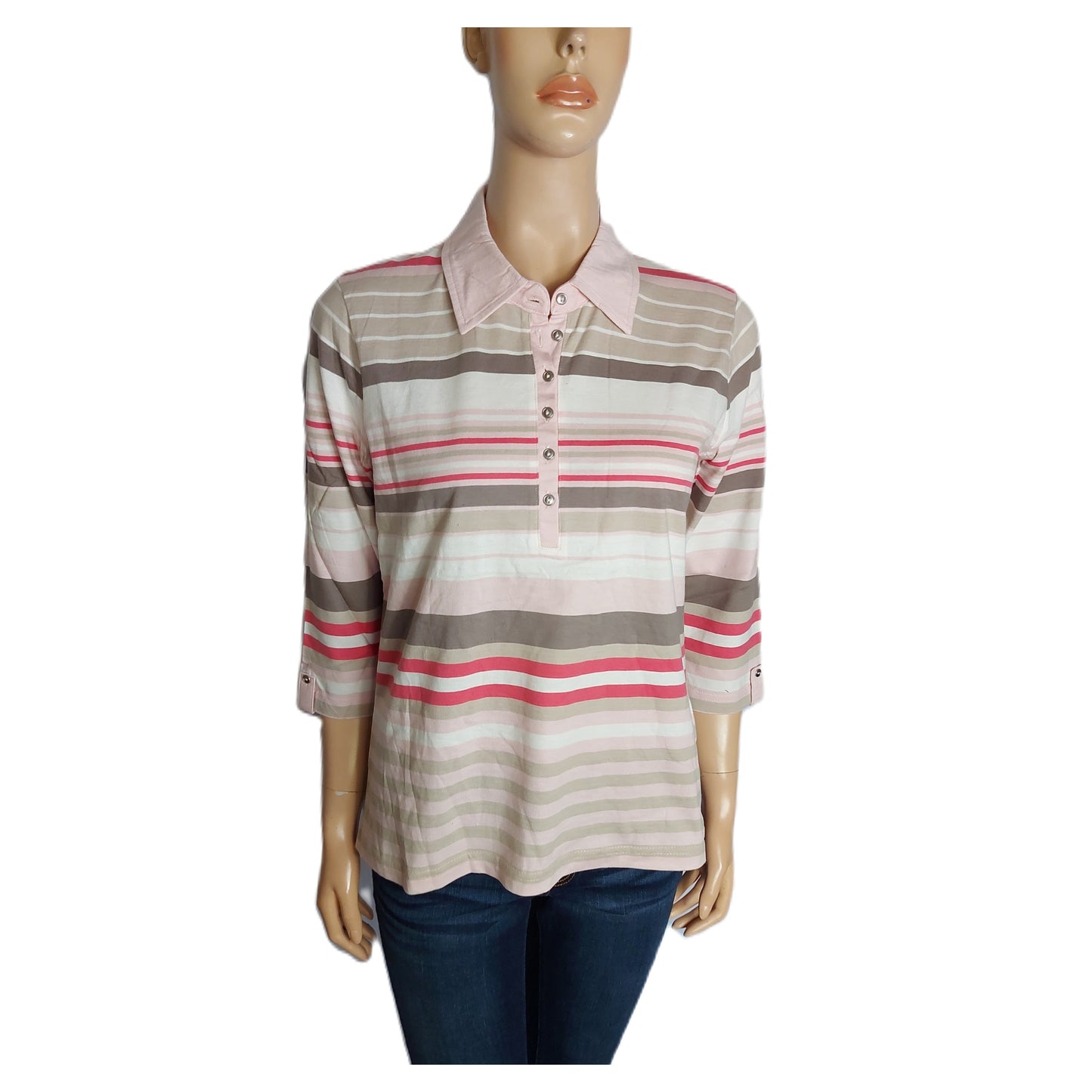 ,,Brandtex" minkšto, storesnio trikotažo medvilninė palaidinė (M-XL).