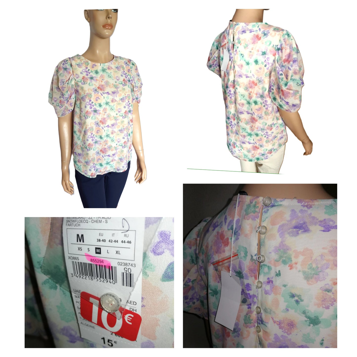 ,,Kiabi" spalvinga palaidinė (38-40 dydis).