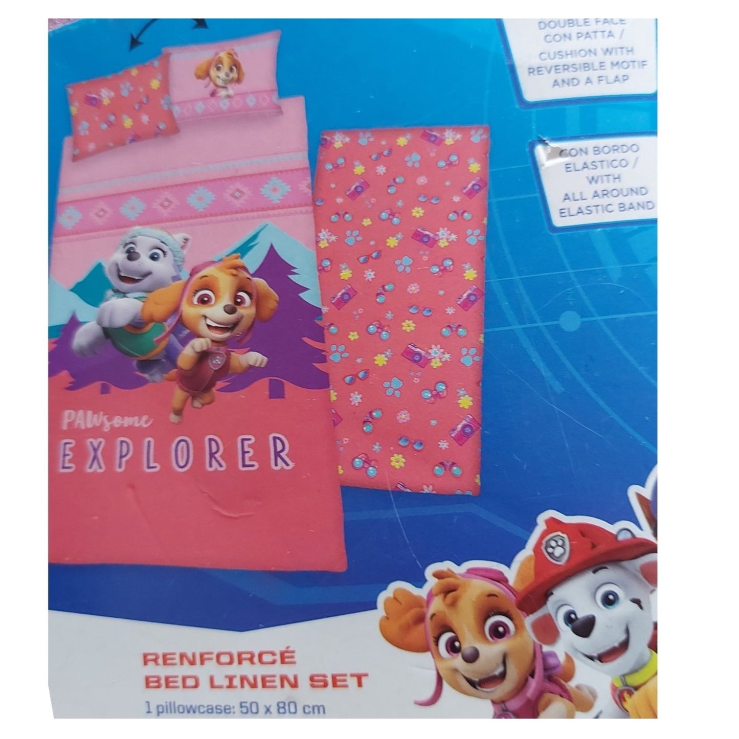 ,,PAW PATROL" medvilninis patalynės komplektas .