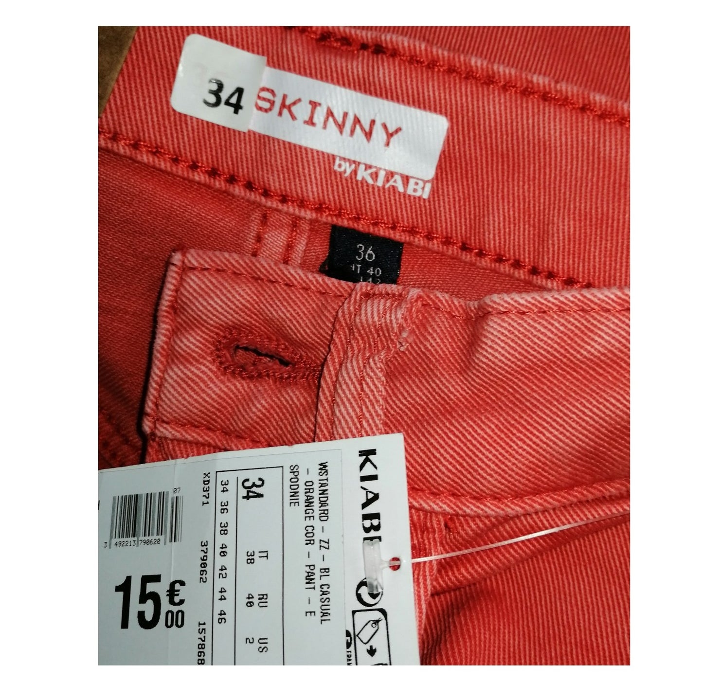 ,,KIABI" Skinny stiliaus džinsai (34 dydis).