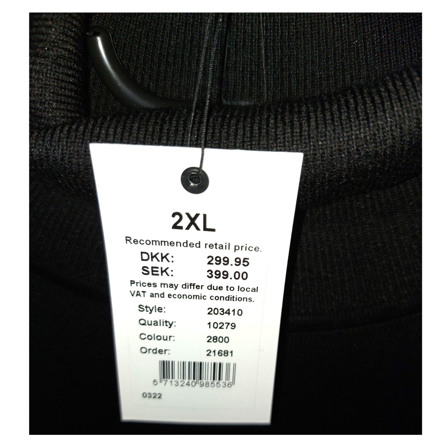 ,,JENSEN" megztukas aukštu kaklu (2XL-4XL).