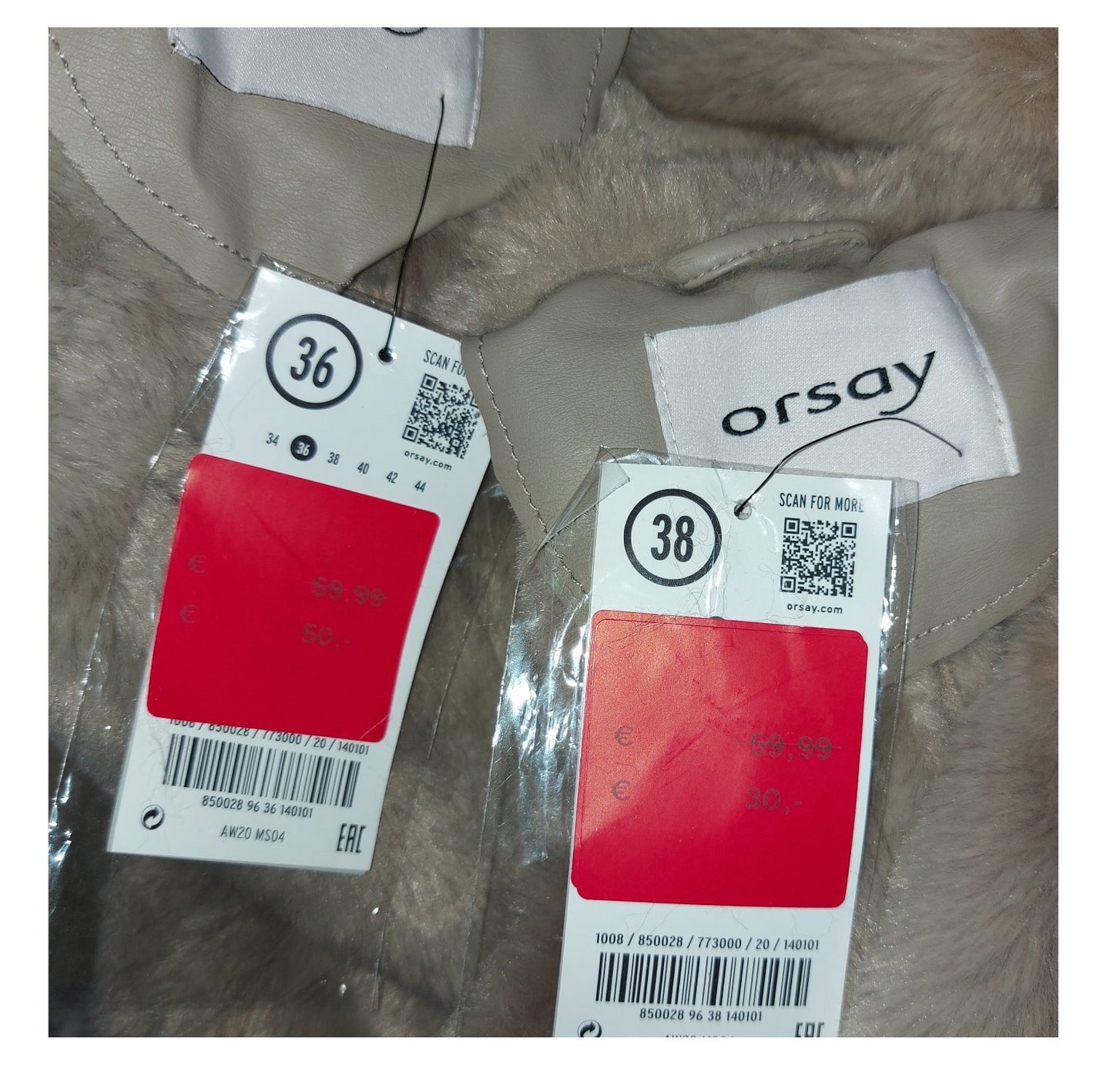 ,,ORSAY" kailinukai su eko oda.