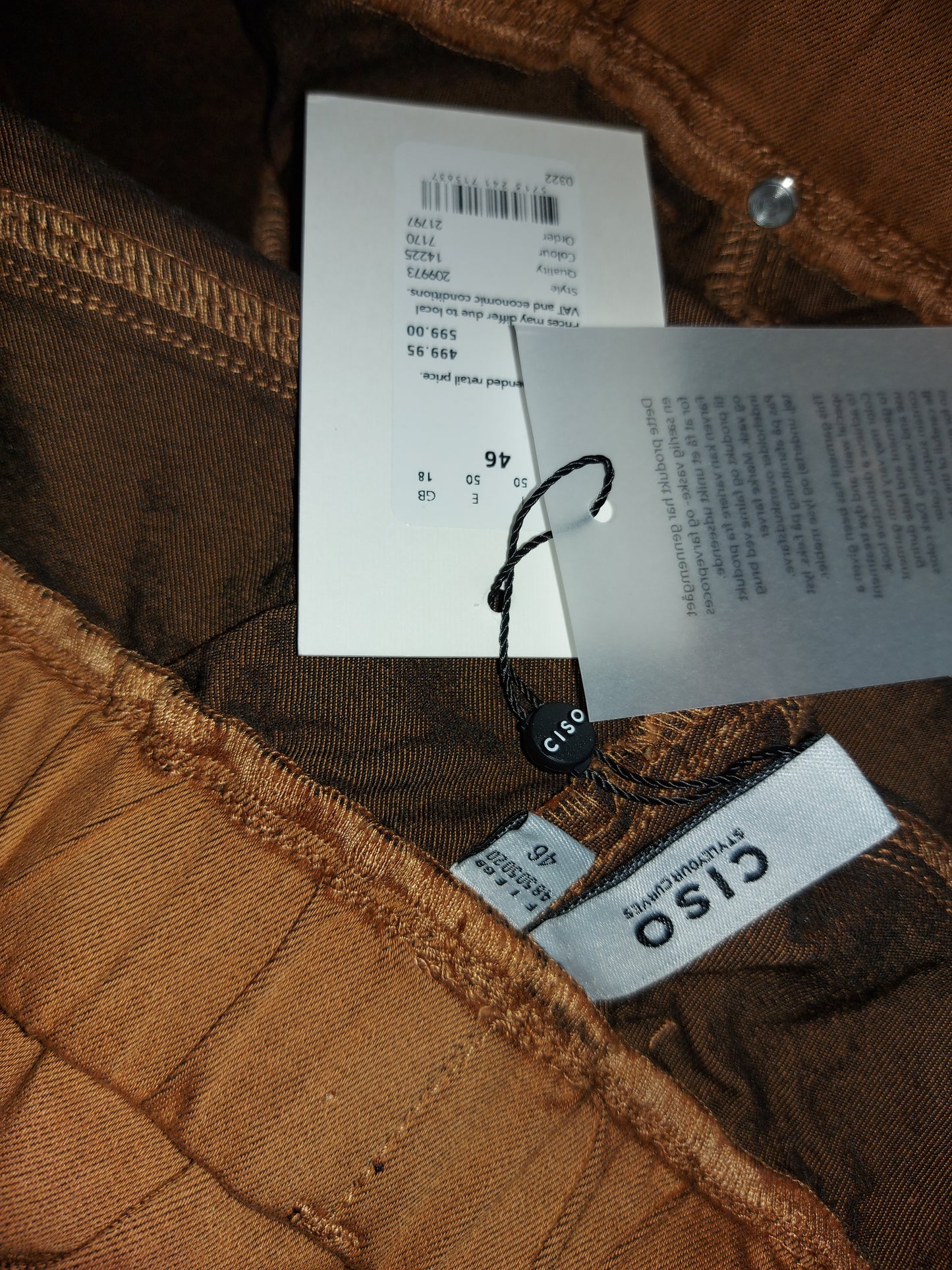 ,,CISO" ploni tampriniai džinsai vasarai (L-8XL dydis).