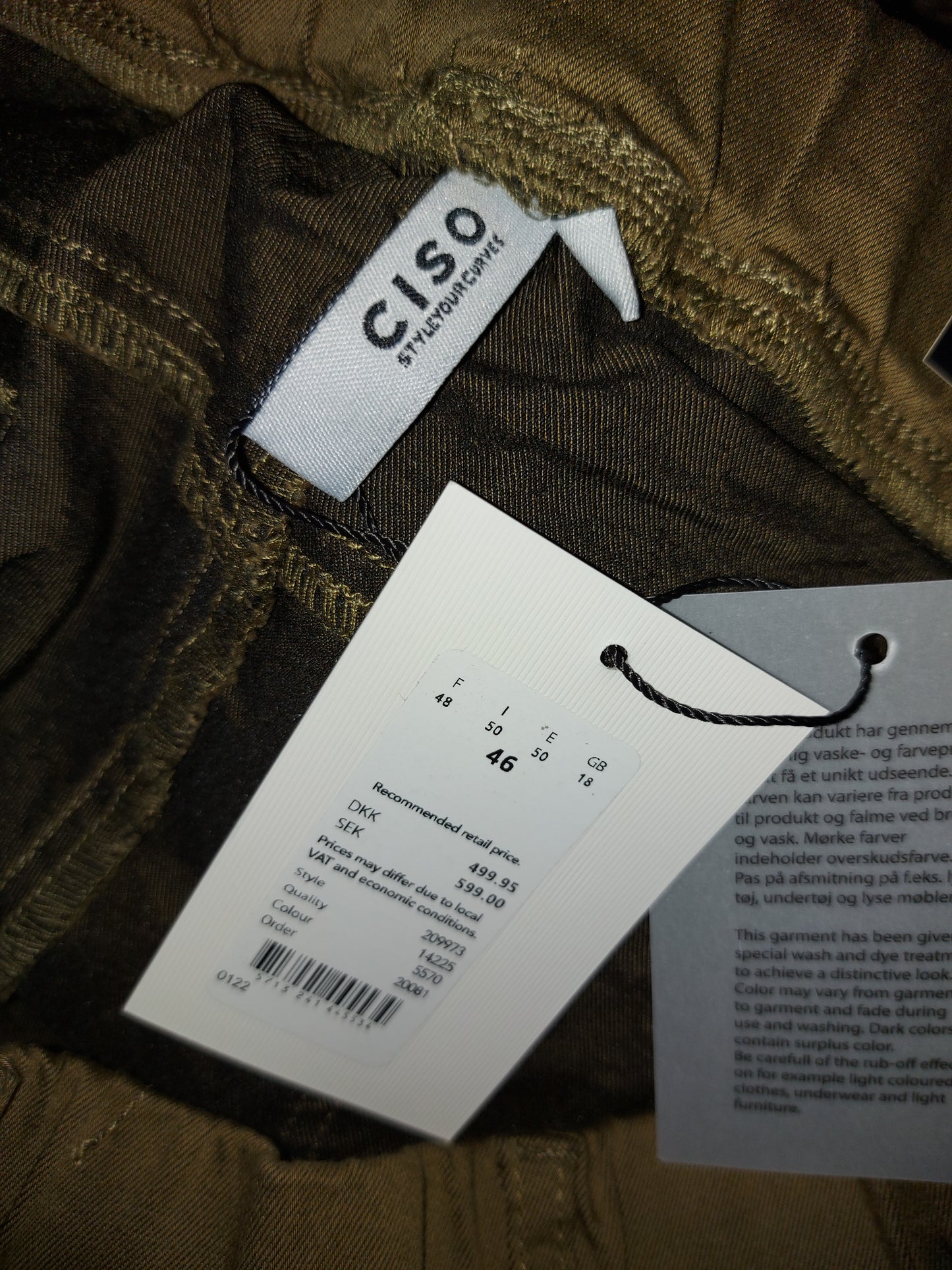 ,,CISO" ploni tampriniai džinsai vasarai (L-8XL dydis).