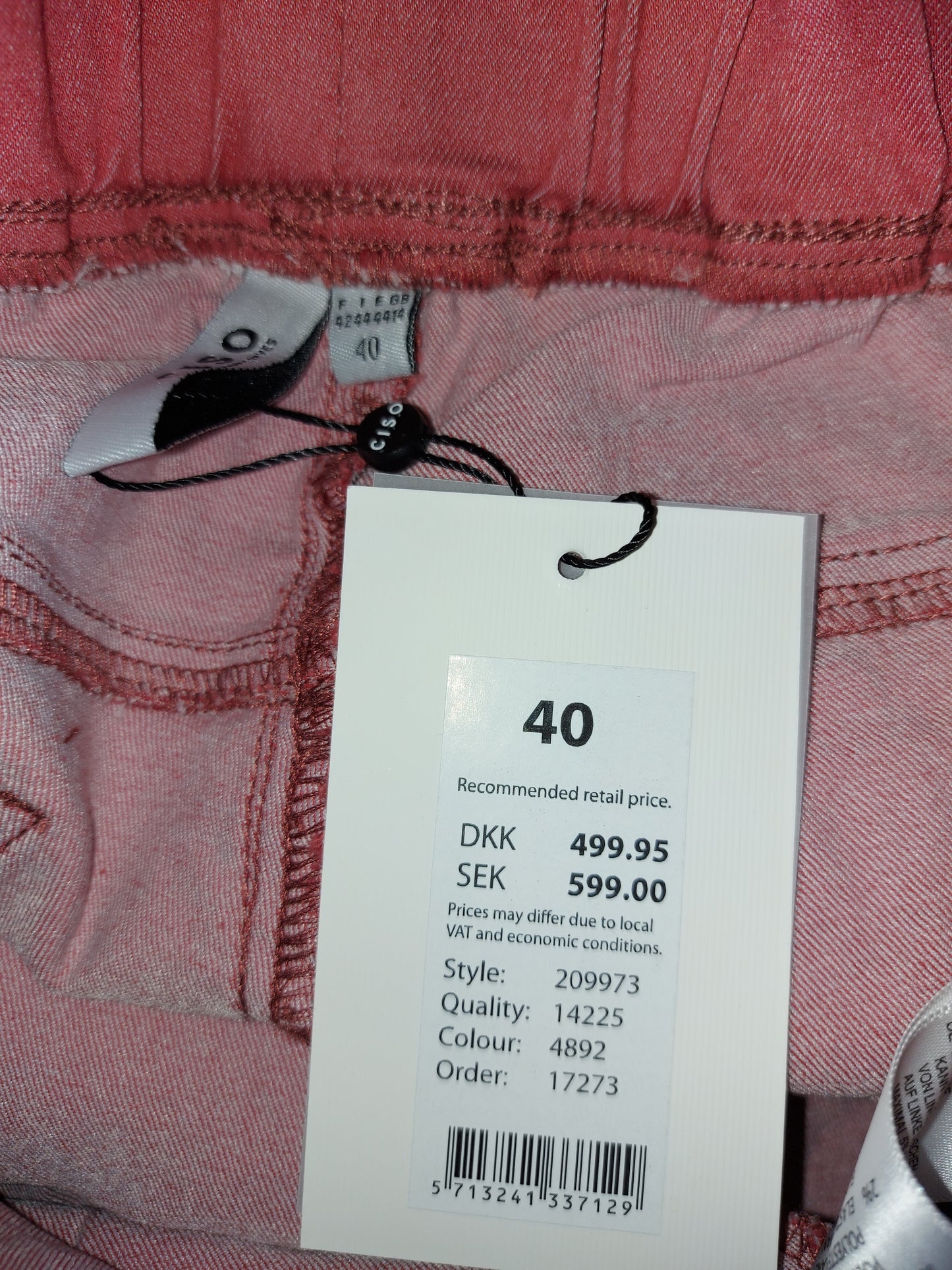 ,,CISO" ploni tampriniai džinsai vasarai (L-8XL dydis).