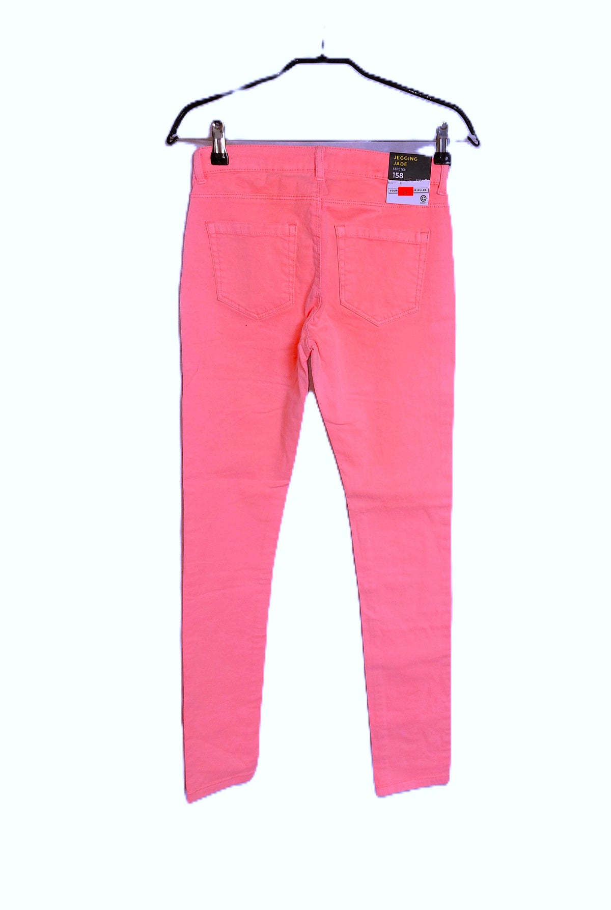 ,,Denim" neoninės spalvos aptempti džinsai (158 ).