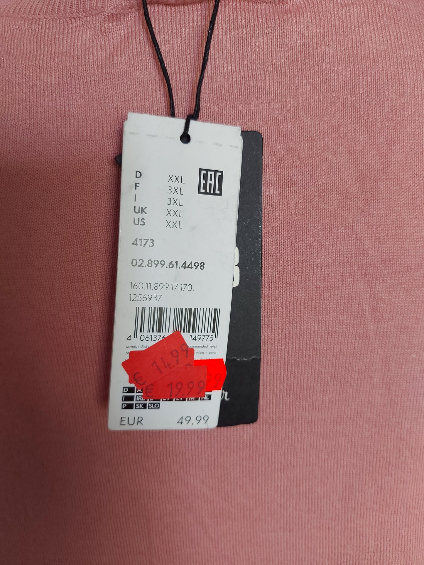 ,,S.Oliver" plonas megztukas (2XL-3XL dydis).