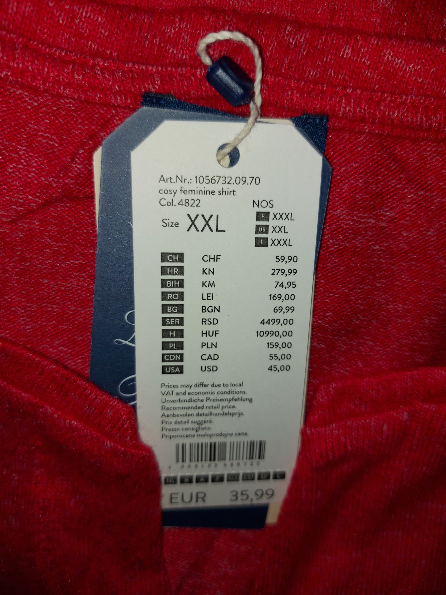 ,,Tom Teilor" turkiška, tampri, minkšta palaidinė (XXL-4XL).