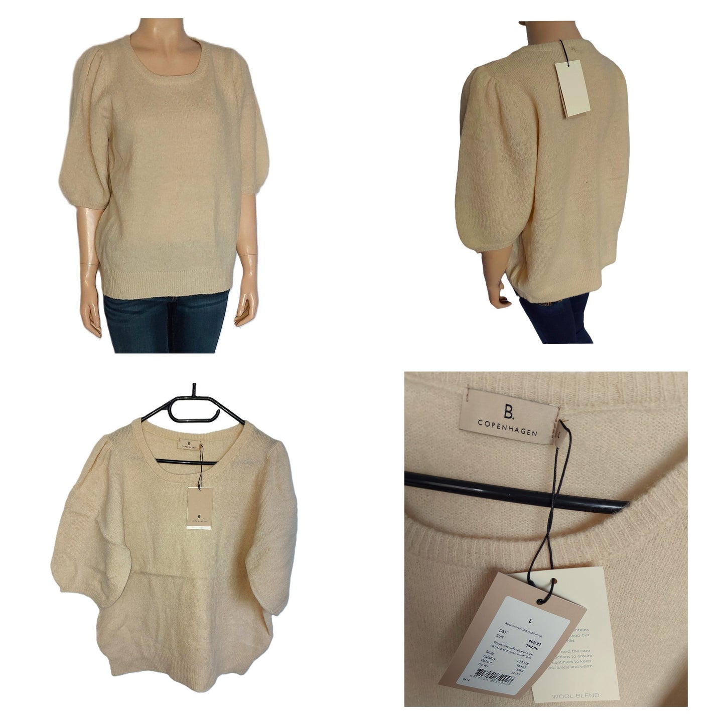 ,,B. copenhagen" megzta palaidinė (L-XXL).