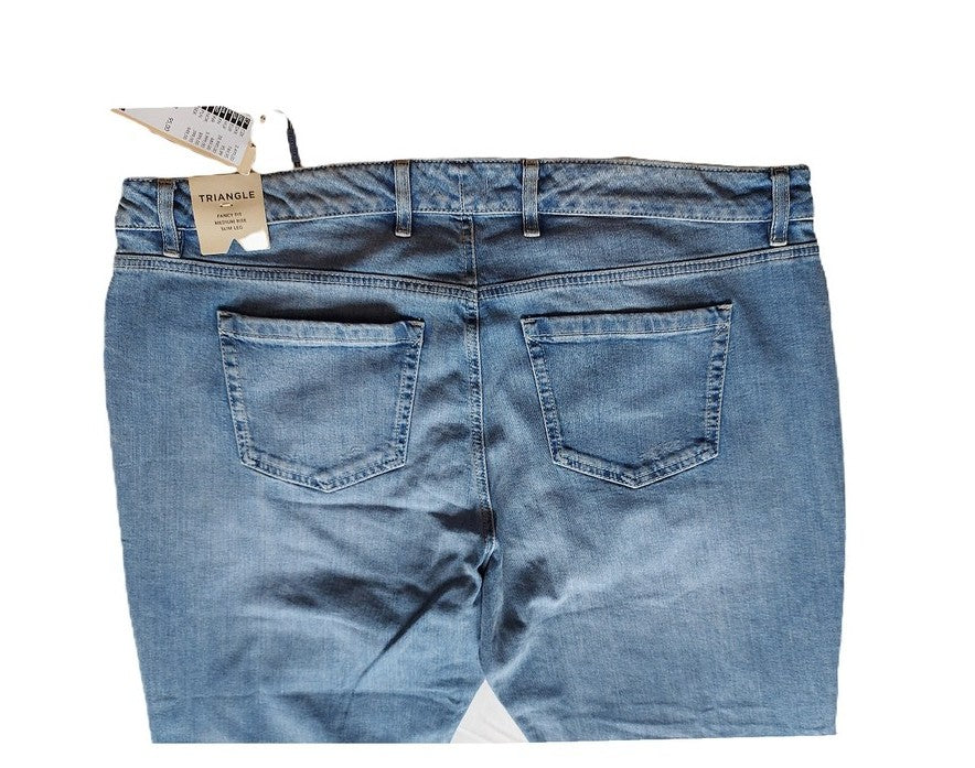 ,,TRIANGLE" Fancy fit stiliaus džinsai (52 dydis).