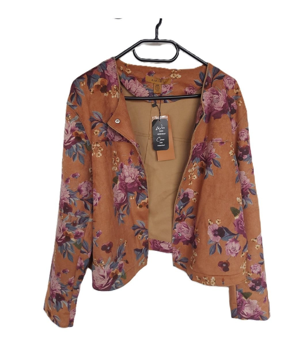 ,,AMISU" švarkelis dirbtinio dailaus zomšo (XL-3XL dydžiui).