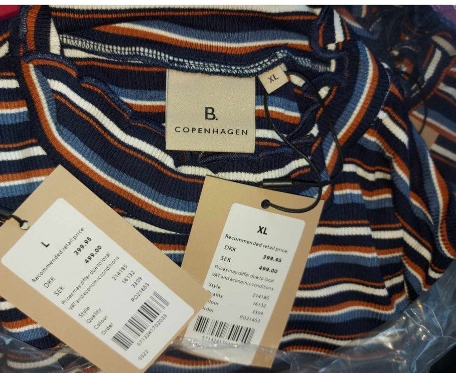 ,,B. copenhagen" trikotažinė palaidinė (L-2XL).