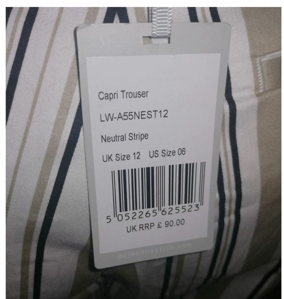 ,,PURE" medvilninės kelnės vasarai (12 dydis).