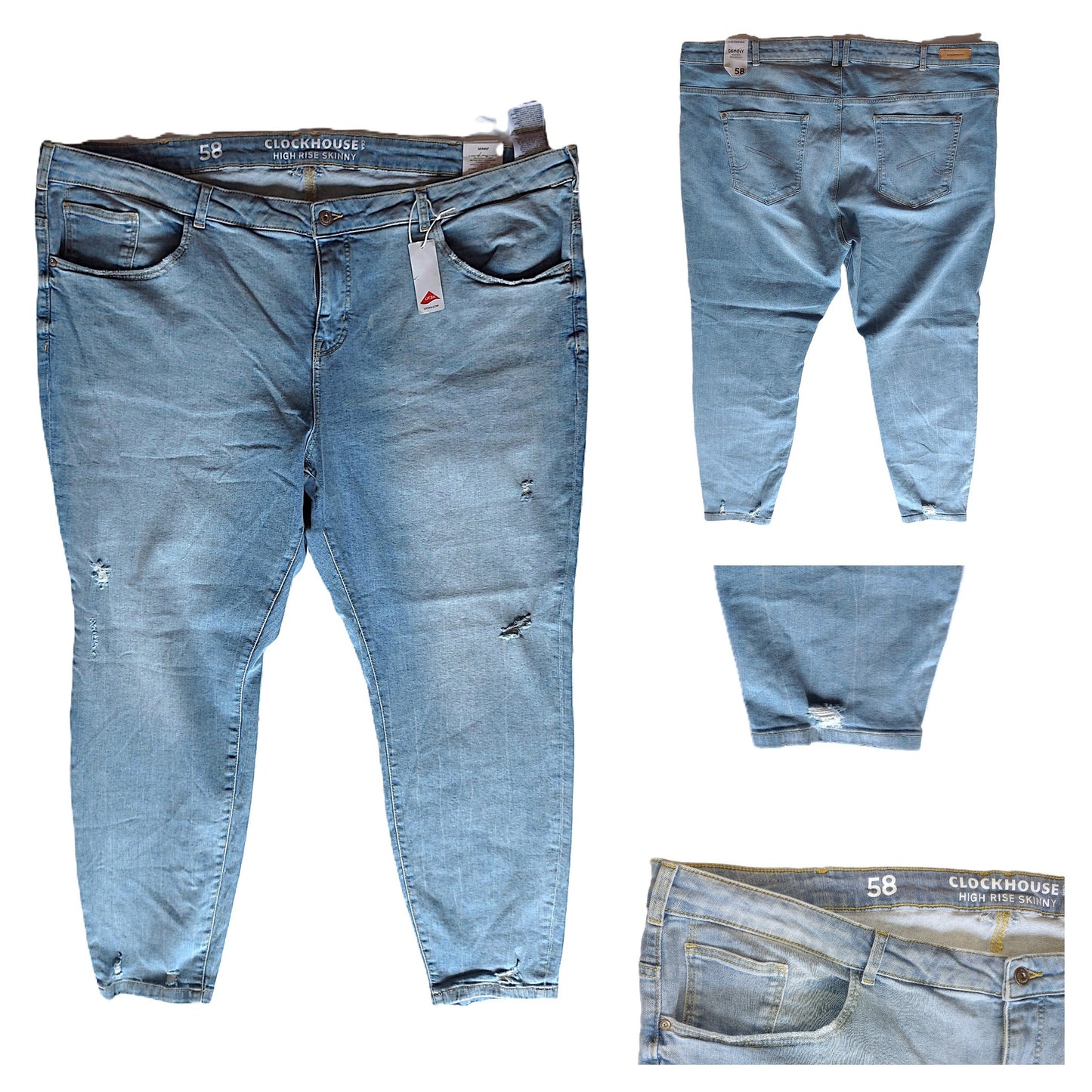 ,,C&A" Skinny stiliaus džinsai (58 dydis).
