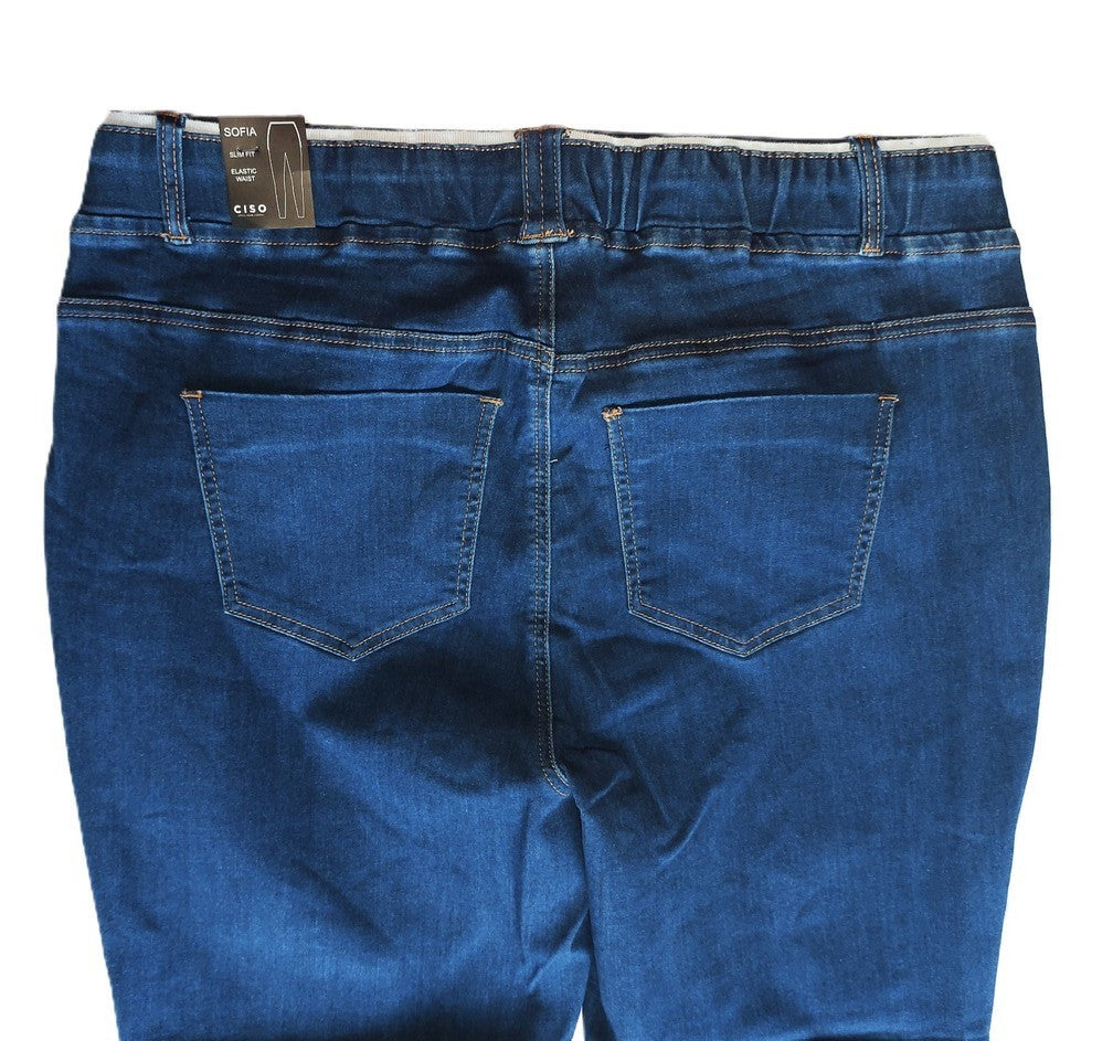 ,,CISO" siauri Slim fit stiliaus džinsai (3XL-5XL).