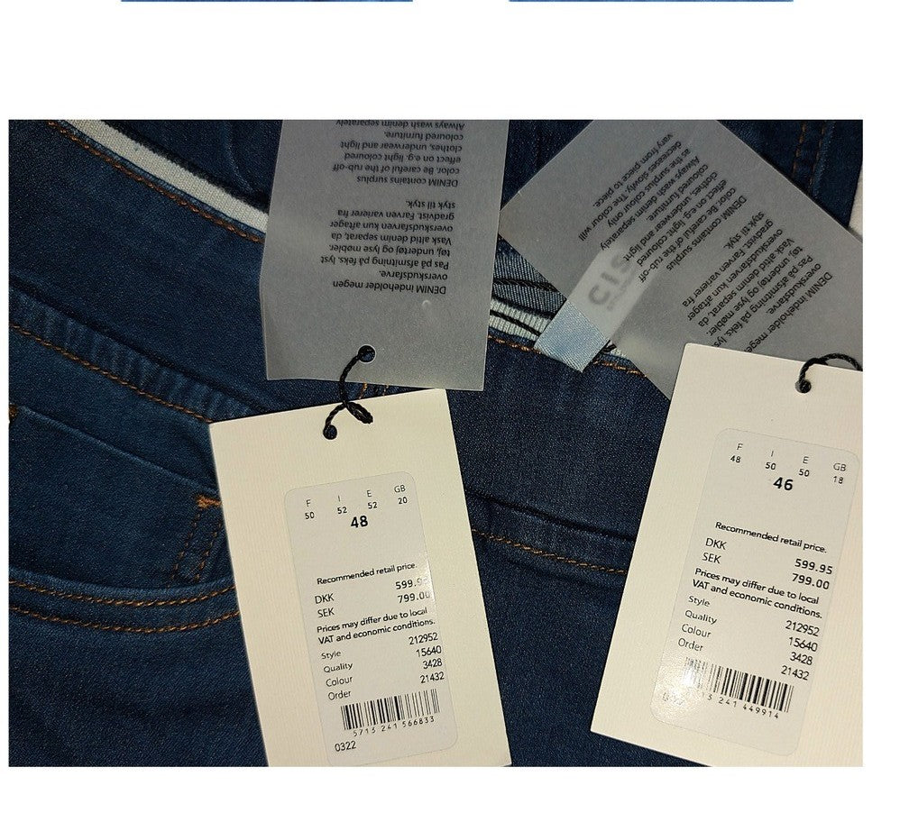 ,,CISO" siauri Slim fit stiliaus džinsai (3XL-5XL).