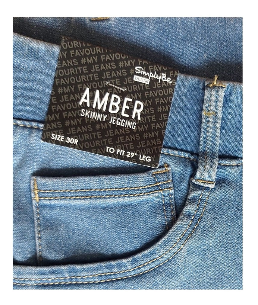,,AMBER" Skinny stiliaus džinsai (58 dydis).