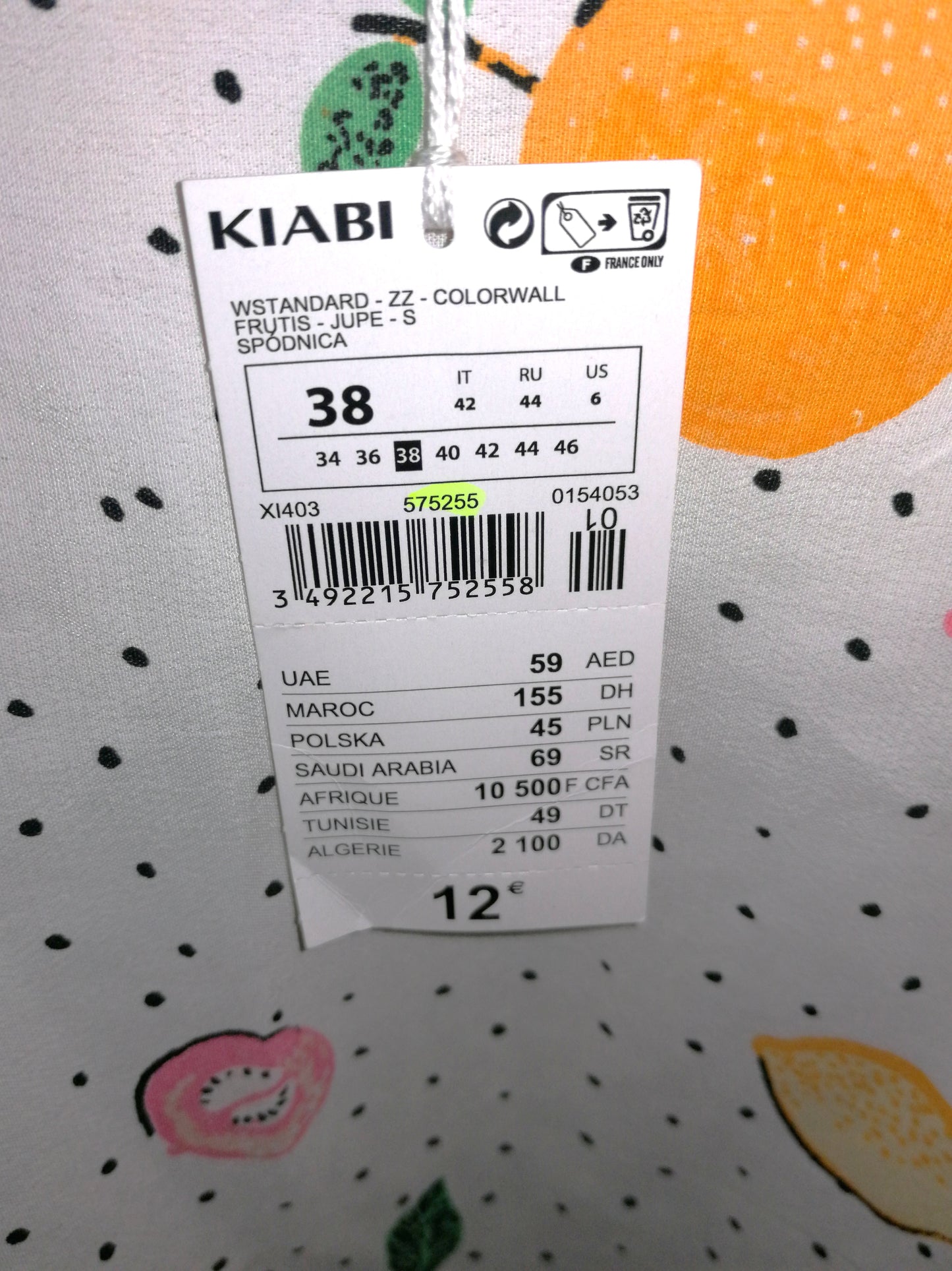 ,,KIABI" lengvas sijonukas (38 dydis).